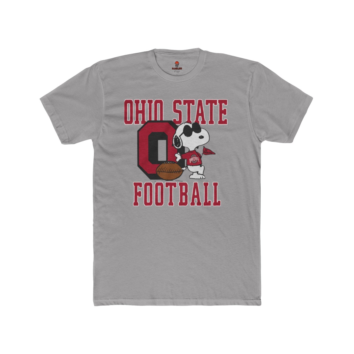 Adult Ohio State Football Unisex Cotton Crew Tee, Sports Fan Shirt, Game Day Apparel, College Football T-Shirt, Unique Gift for Buckeye Fans