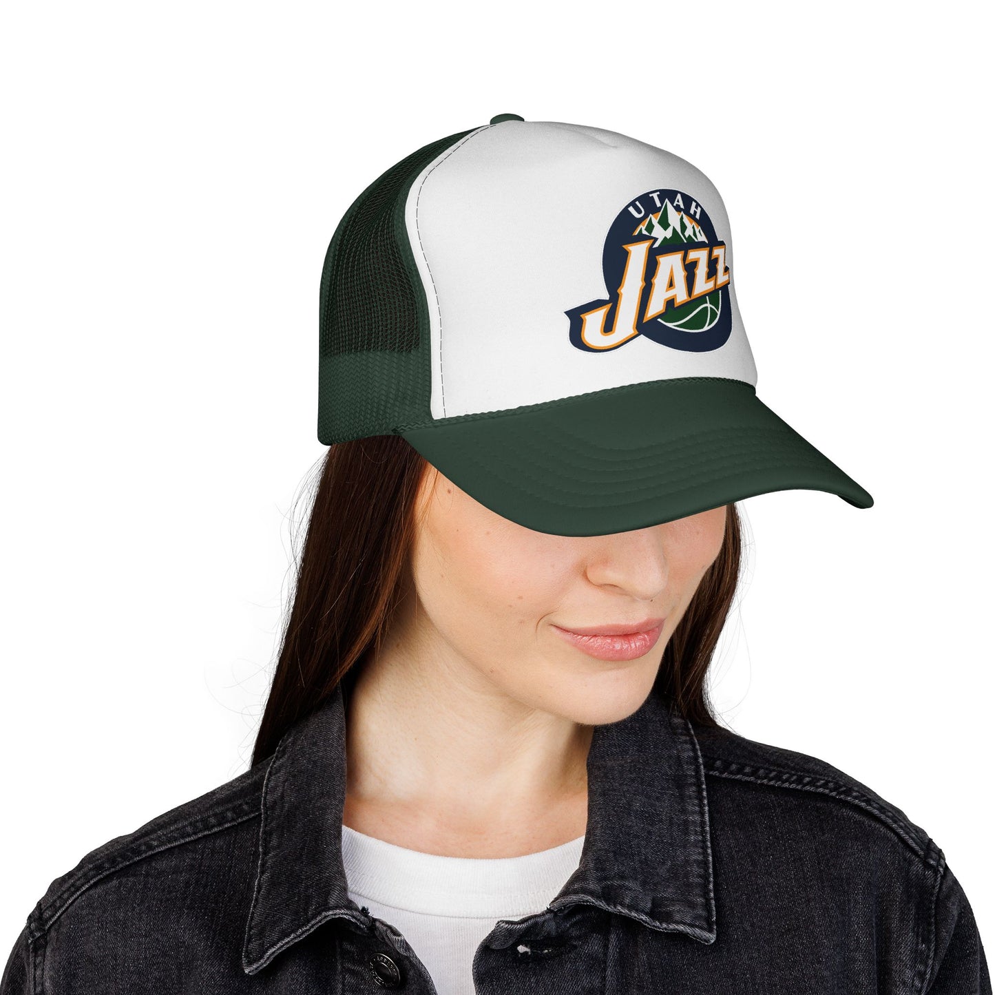 Utah Jazz Trucker Cap - Sporty Mesh Hat, Perfect for Game Day, NBA Fans, Gifts for Basketball Lovers, Summer Wear