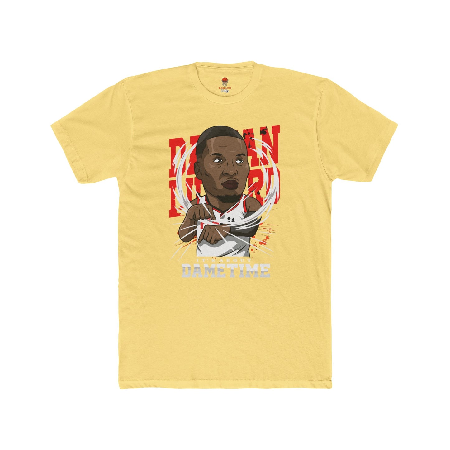 Adult Dame Time Unisex Cotton Crew Tee - Perfect for Basketball Fans