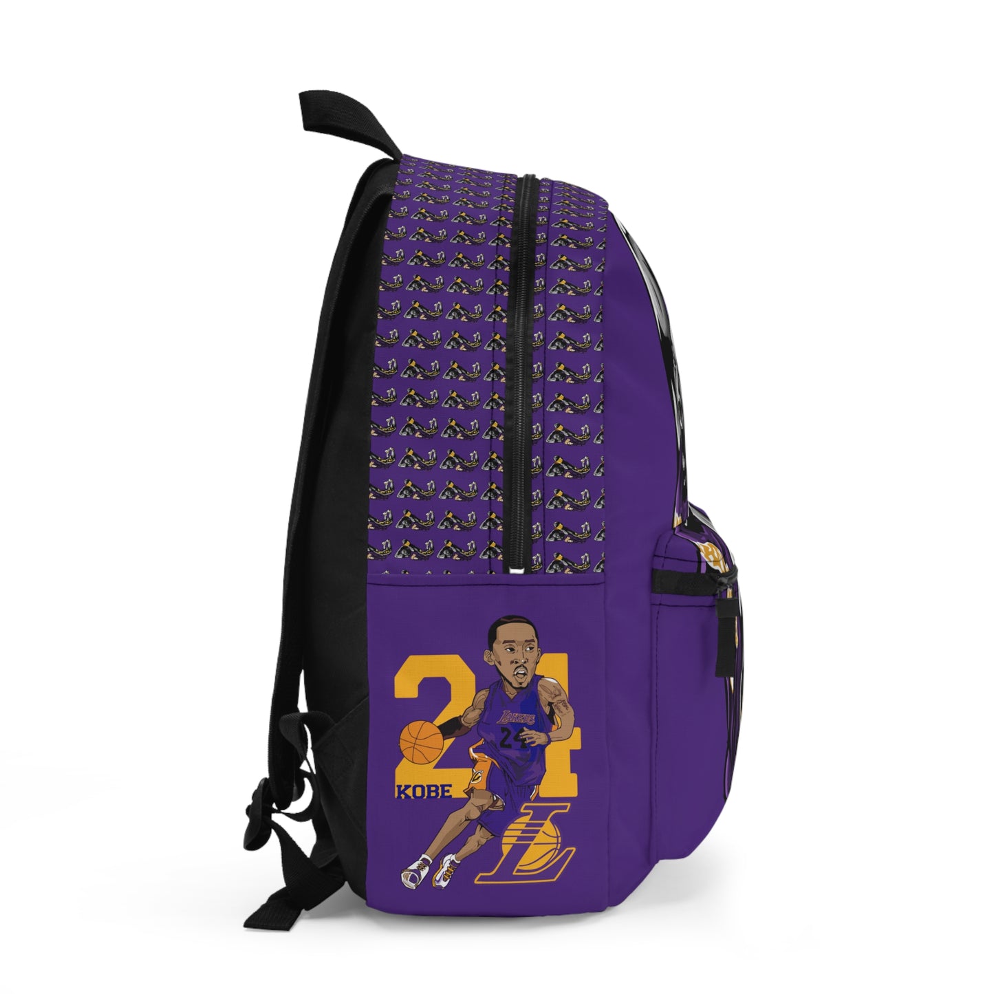 Kobe Bryant Basketball Backpack, Sports Bag, Lakers Fan Gear, School Bookbag