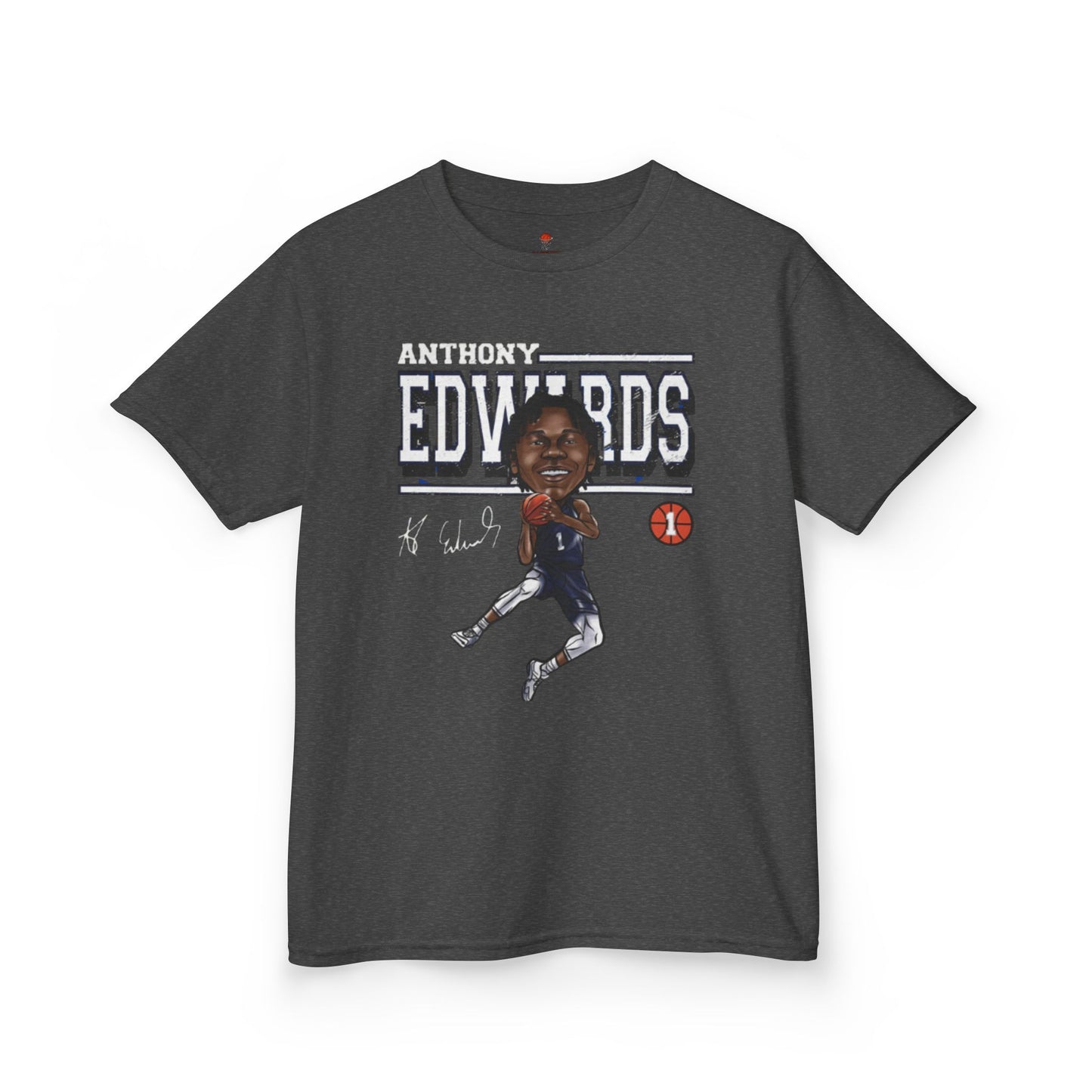 Kids Sporty Graphic Tee, Basketball Fan Shirt, Anthony Edwards Tee, Kids Casual Wear, Sports Gift, Youth T-Shirt