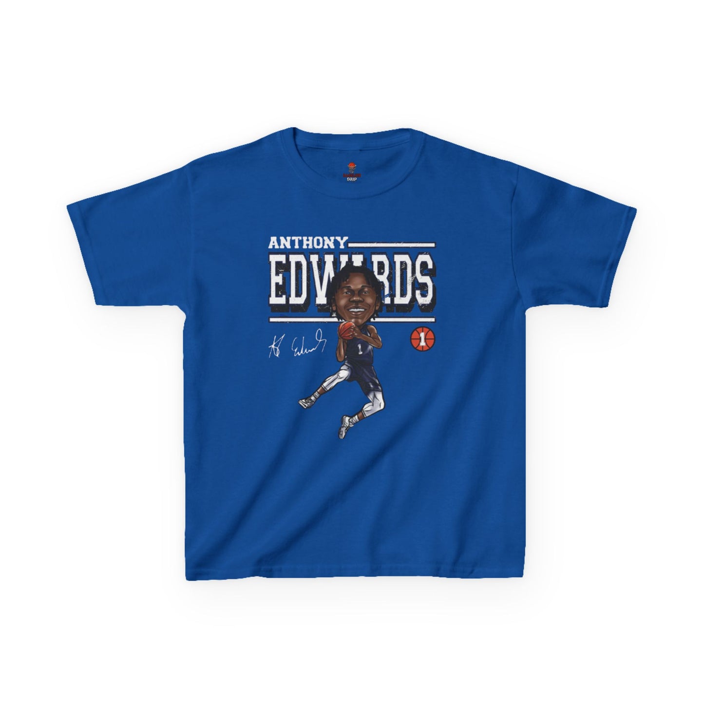 Kids Sporty Graphic Tee, Basketball Fan Shirt, Anthony Edwards Tee, Kids Casual Wear, Sports Gift, Youth T-Shirt