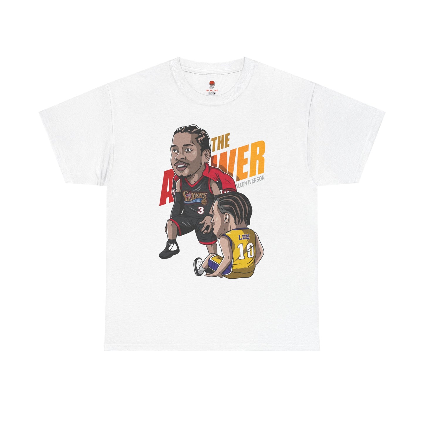 Adult The Answer Stepover Retro Unisex Heavy Cotton Tee - Basketball Inspired Apparel