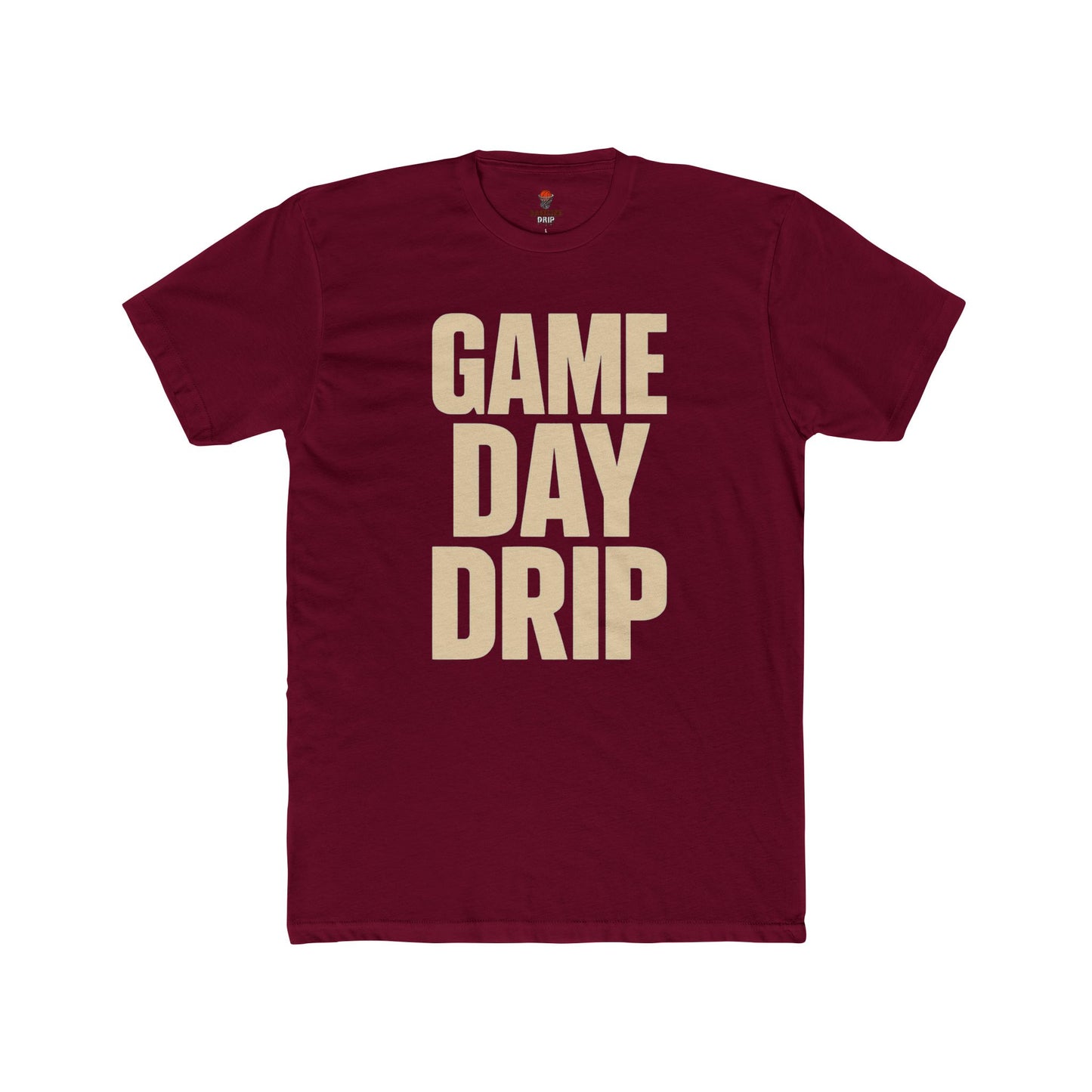 Adult Graphic Tee -Game Day Drip Unisex Cotton Crew Tee
