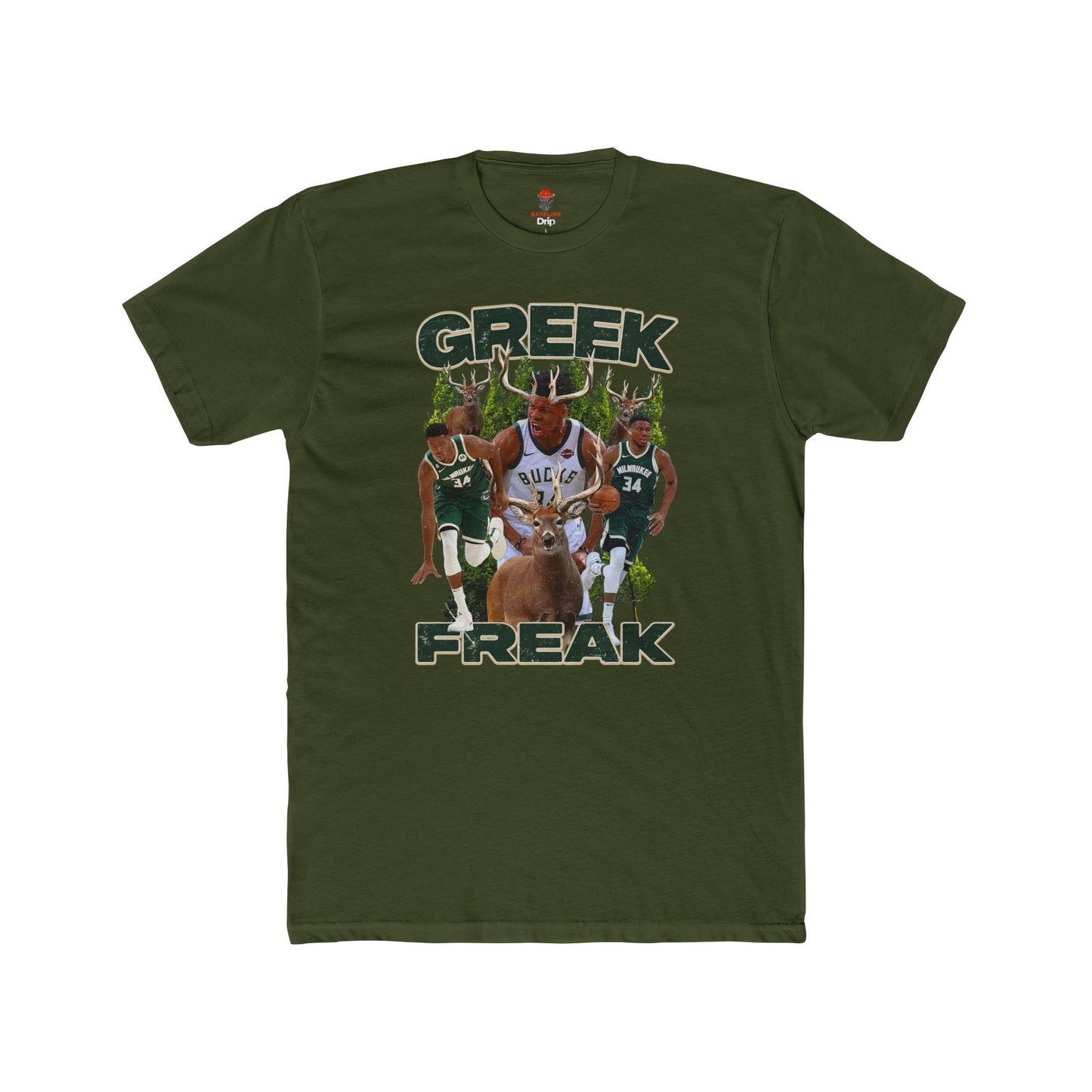 Adult Greek Freak Unisex Cotton Crew Tee - Perfect for Fans and Sports Lovers