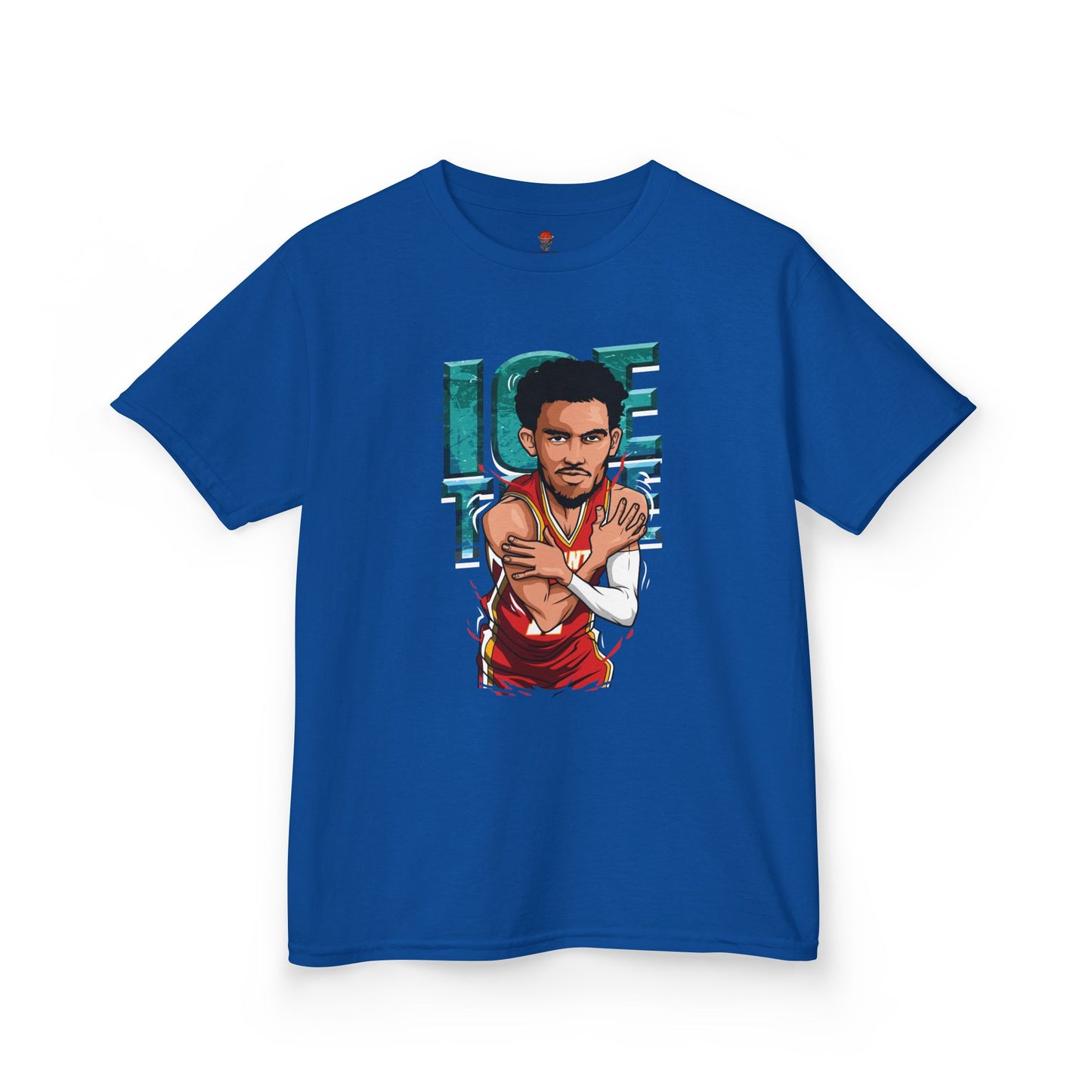 Kids Basketball Tee - Ice Time Unisex Cotton Crew