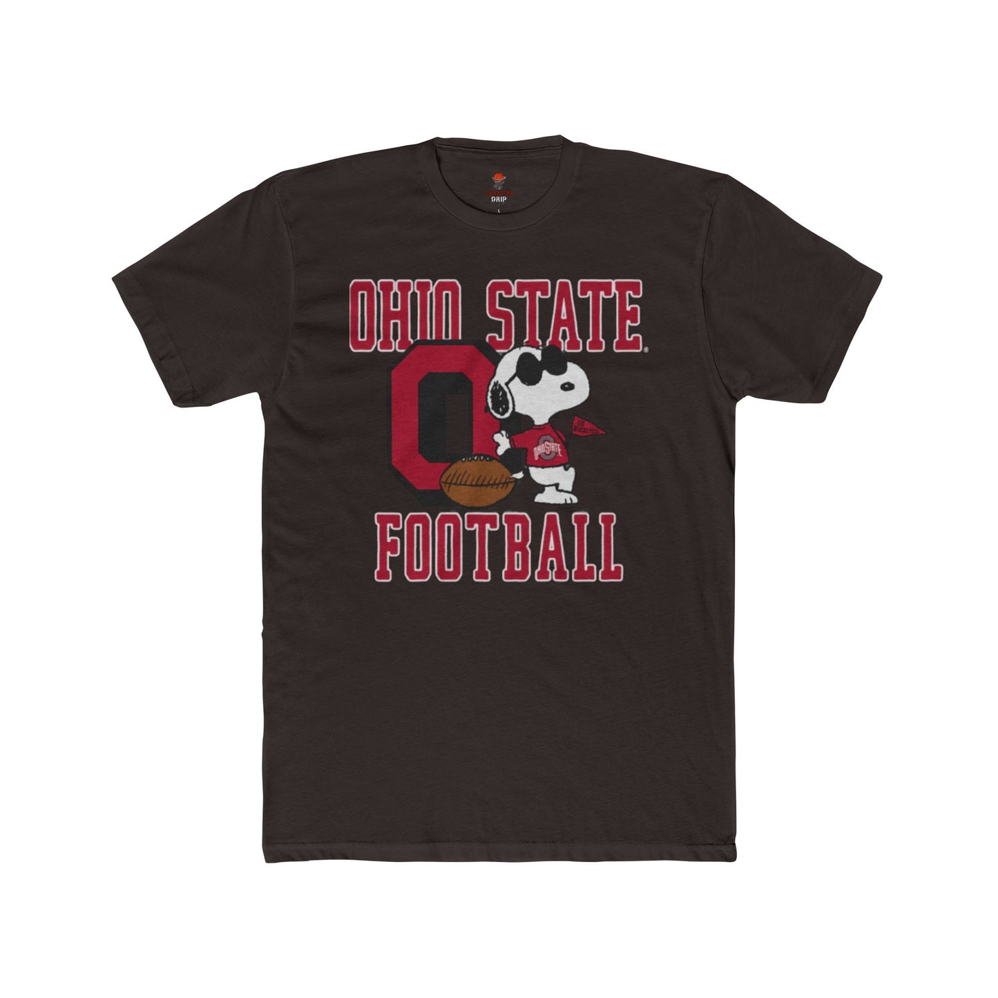 Adult Ohio State Football Unisex Cotton Crew Tee, Sports Fan Shirt, Game Day Apparel, College Football T-Shirt, Unique Gift for Buckeye Fans