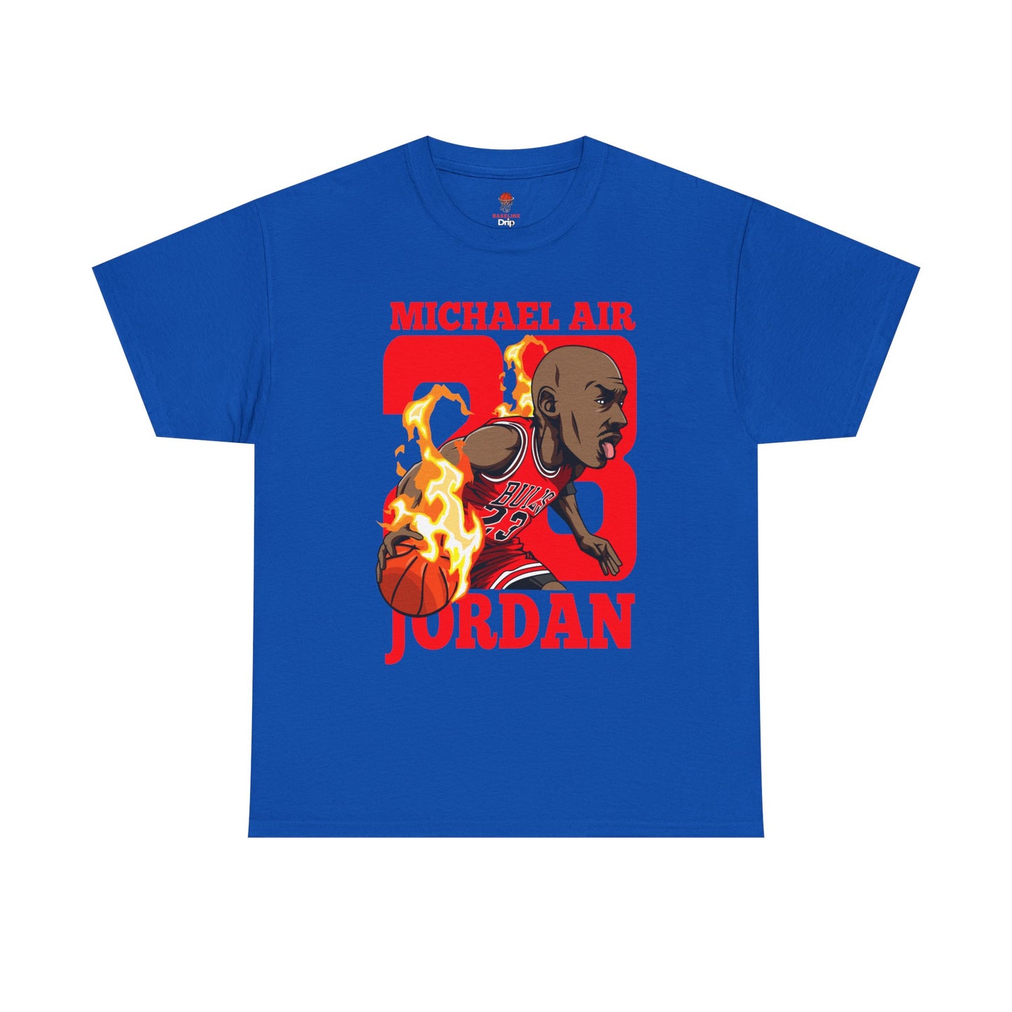 Adult Michael Jordan Retro Unisex Heavy Cotton Tee - Basketball Inspired Apparel