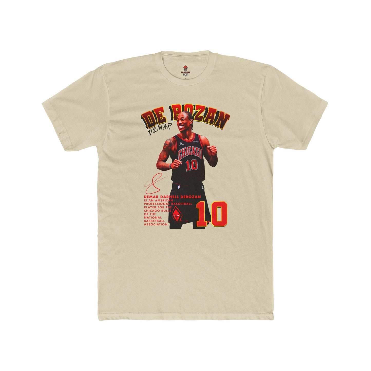 Adult Derozan Basketball Graphic Tee, Unisex Cotton Crew Shirt, Sports Fan Gift, Athletes Apparel, Retro Sportswear, Game Day Top