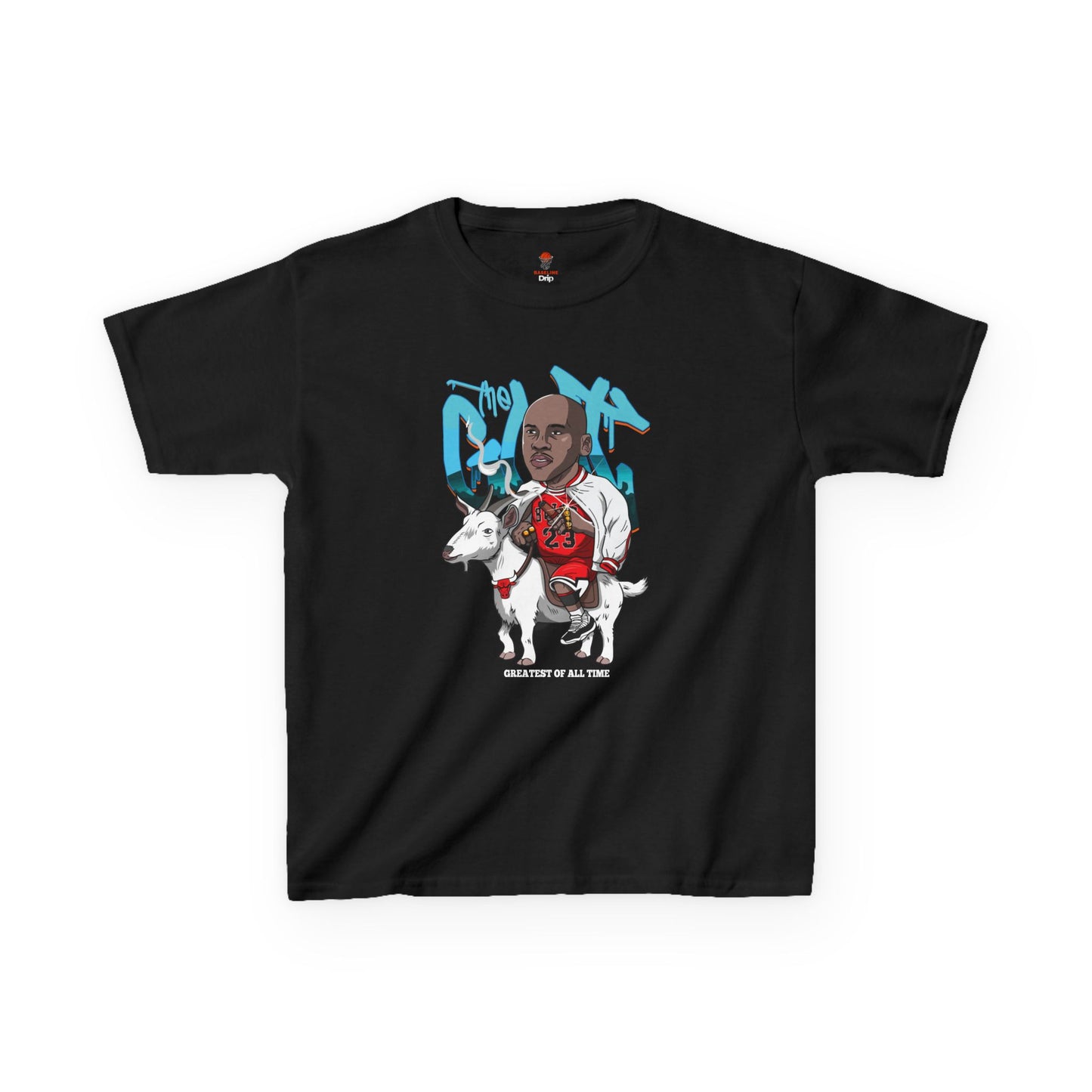 Kids MJ GOAT Basketball Fan Unisex Heavy Cotton Tee