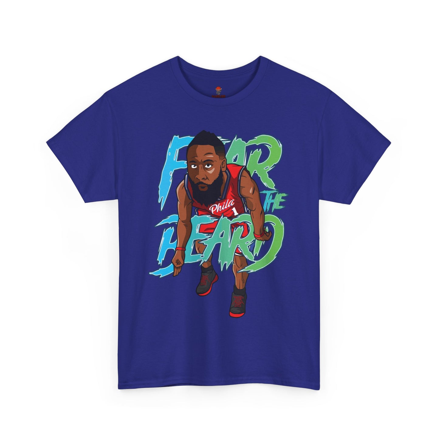 Adult Fear The Beard Harden Unisex Heavy Cotton Tee - Basketball Inspired Apparel