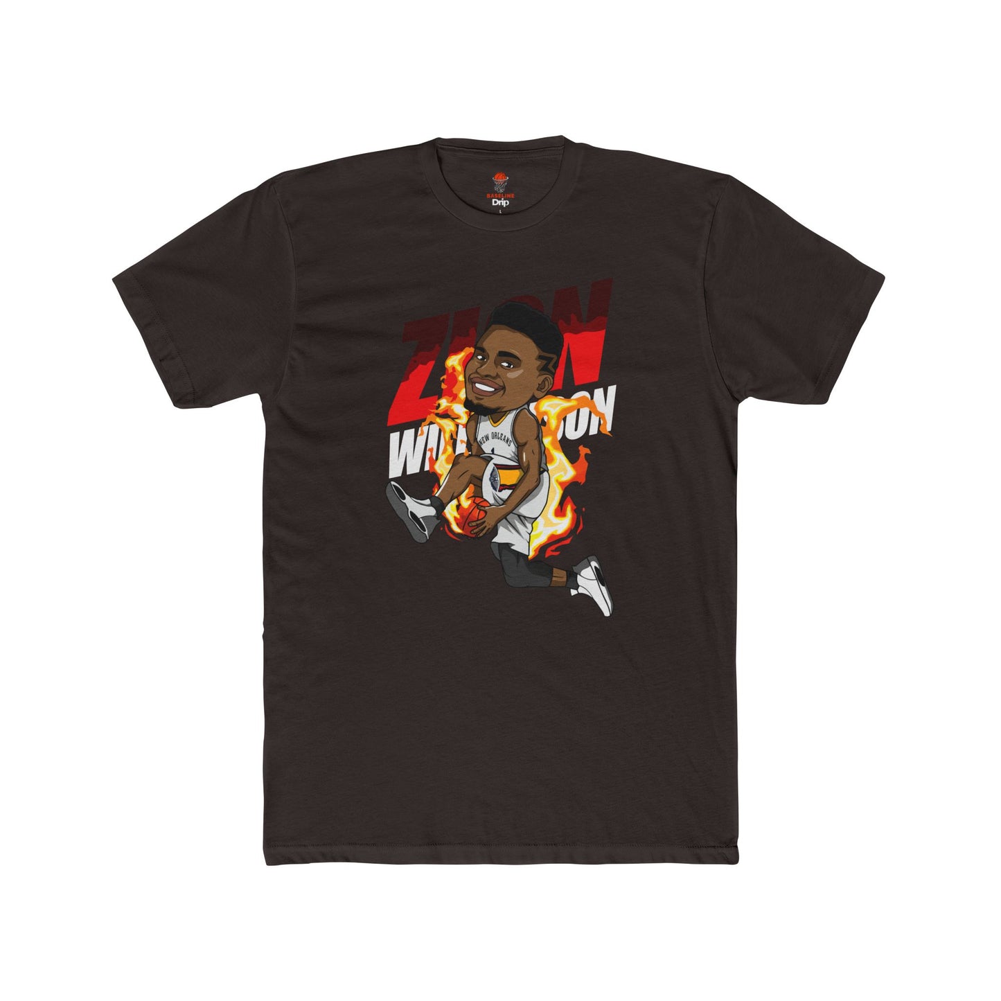 Adult Zion Will Unisex Cotton Crew Tee - Perfect for Basketball Fans