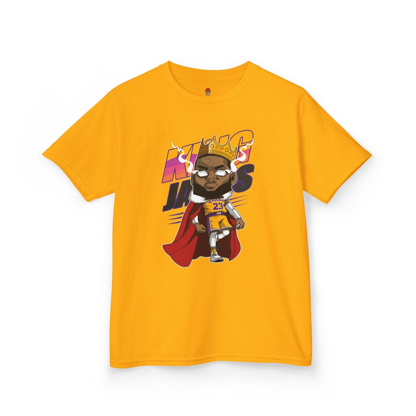 Kids King James Graphic Tee - Perfect Gift for Young Fans!