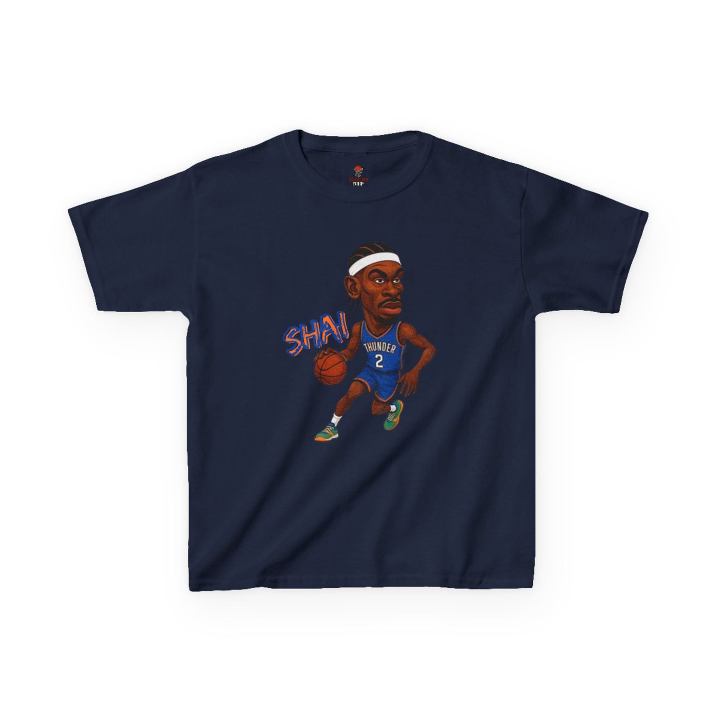 Kids Graphic Tee - Shai OKC Dribble Design