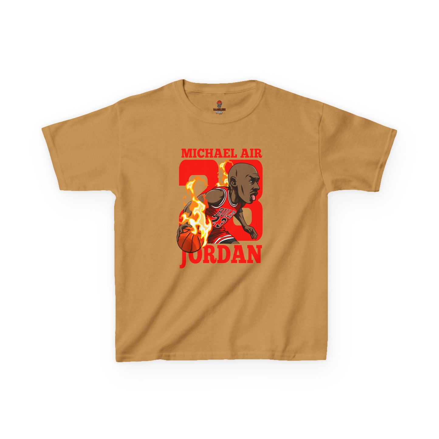 Kids Michael Jordan Retro Unisex Heavy Cotton Tee - Basketball Inspired Apparel