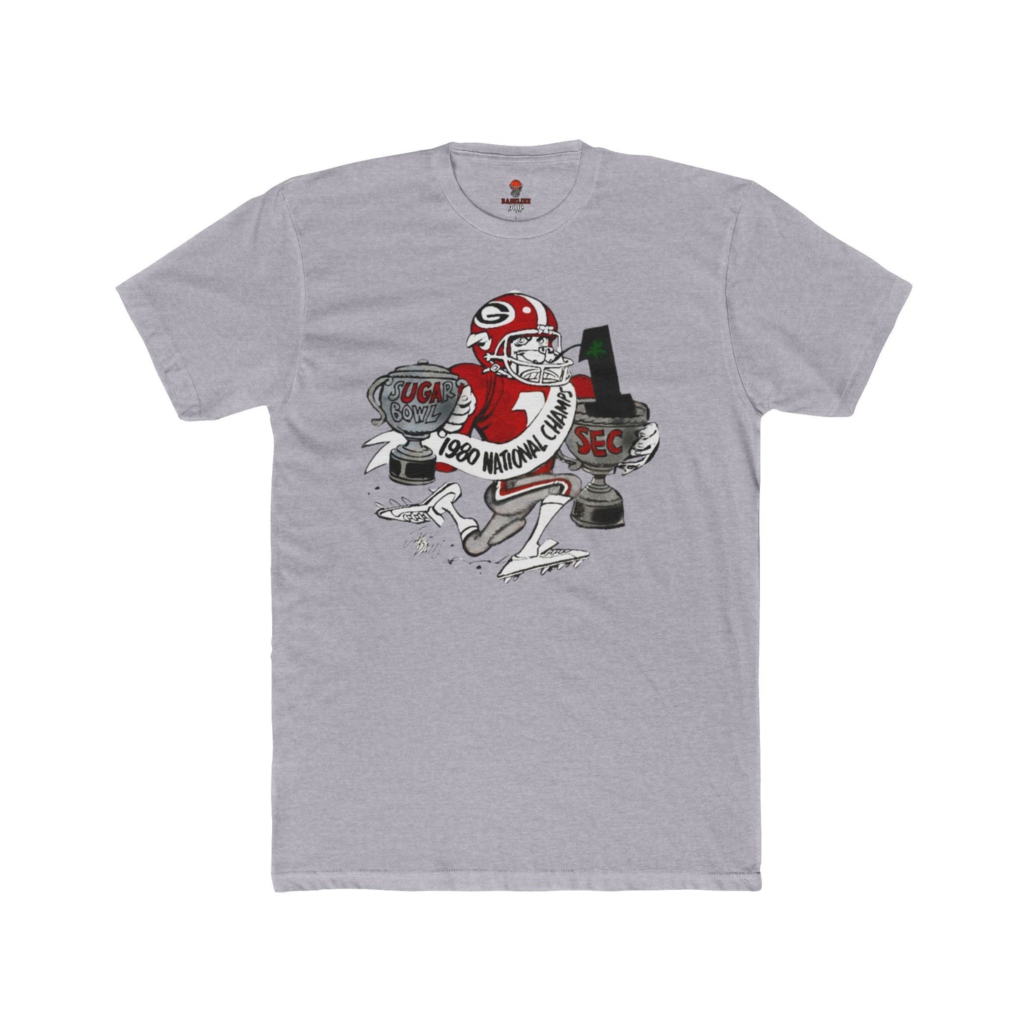 Adult GA Bulldog Champ Running Graphic Tee