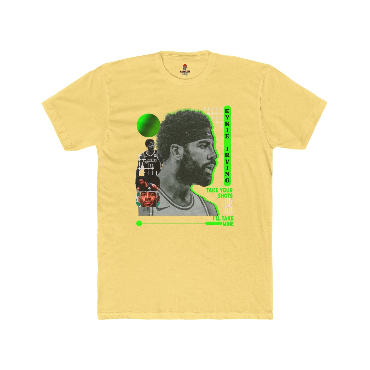 Adult Kyrie Basketball Themed Unisex Cotton Crew Tee - Sporty Graphic Tee for Fans, Gift for Athletes, Game Day Top