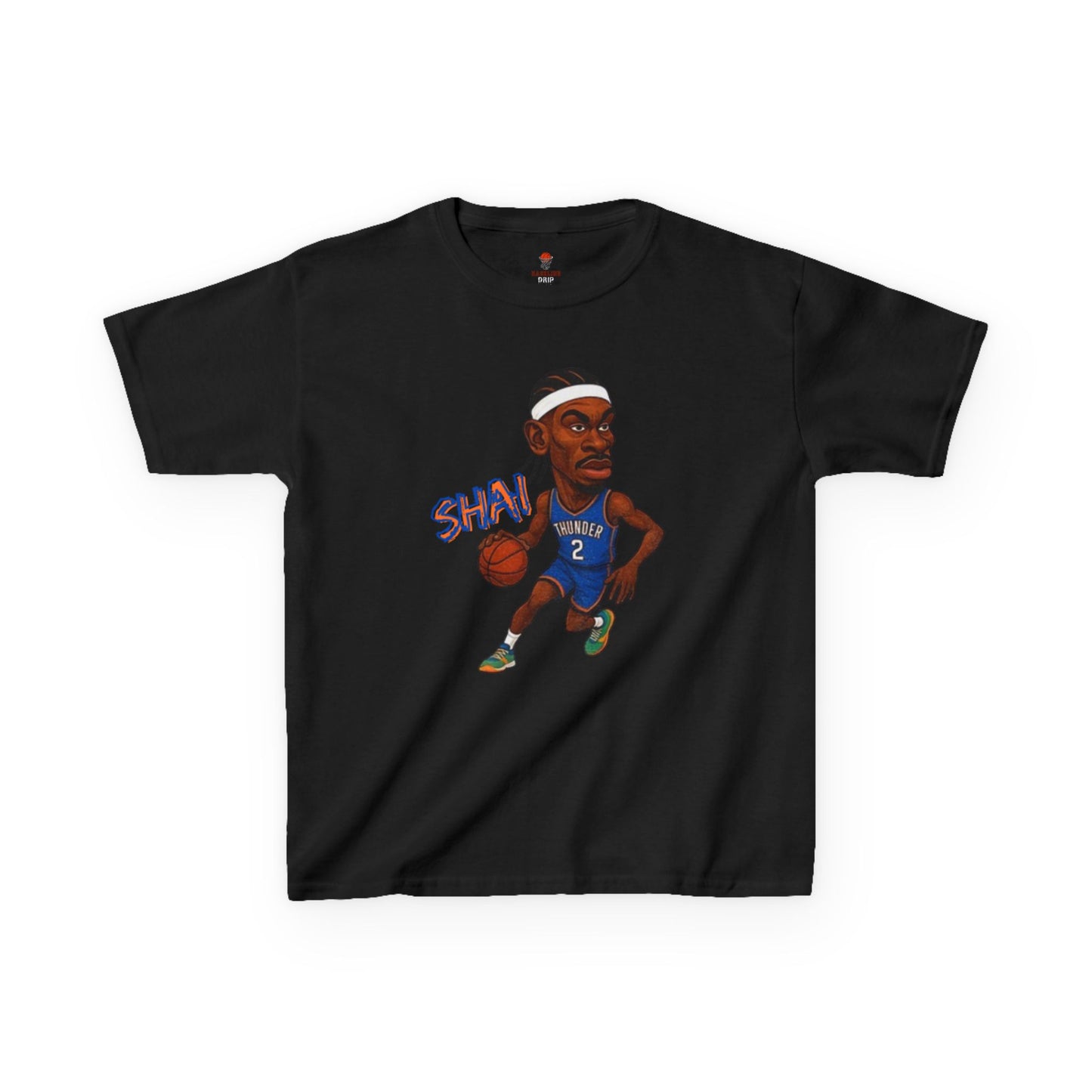 Kids Graphic Tee - Shai OKC Dribble Design