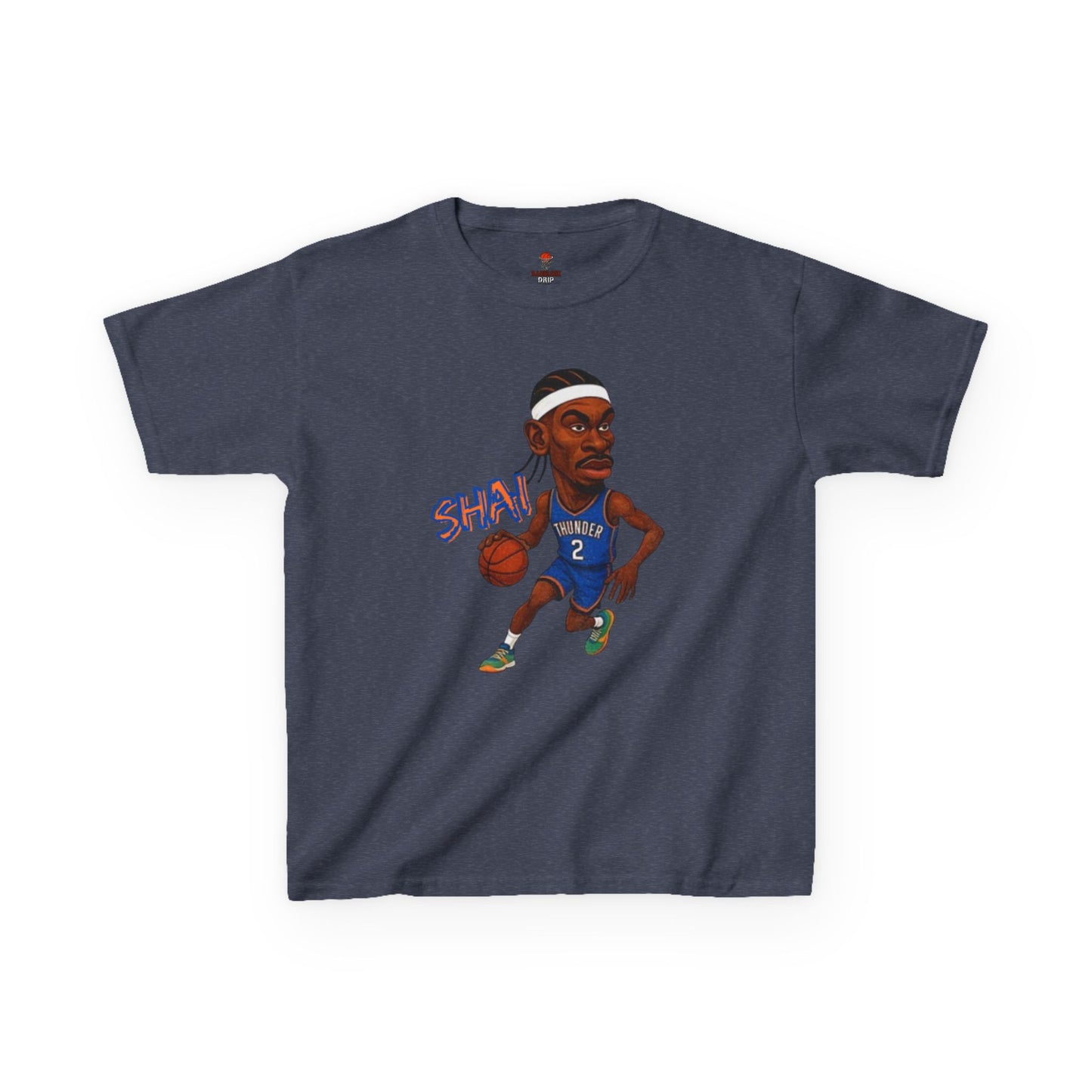 Kids Graphic Tee - Shai OKC Dribble Design