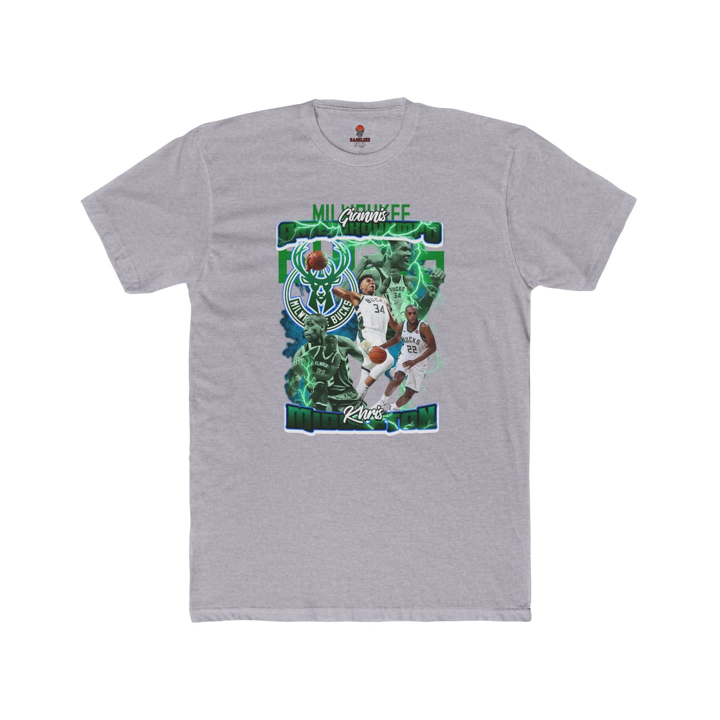 Adult Bucks Basketball Fan Tee, Unisex Cotton Crew T-Shirt, Sports Apparel, Athletic Gift, Retro Graphic Tee