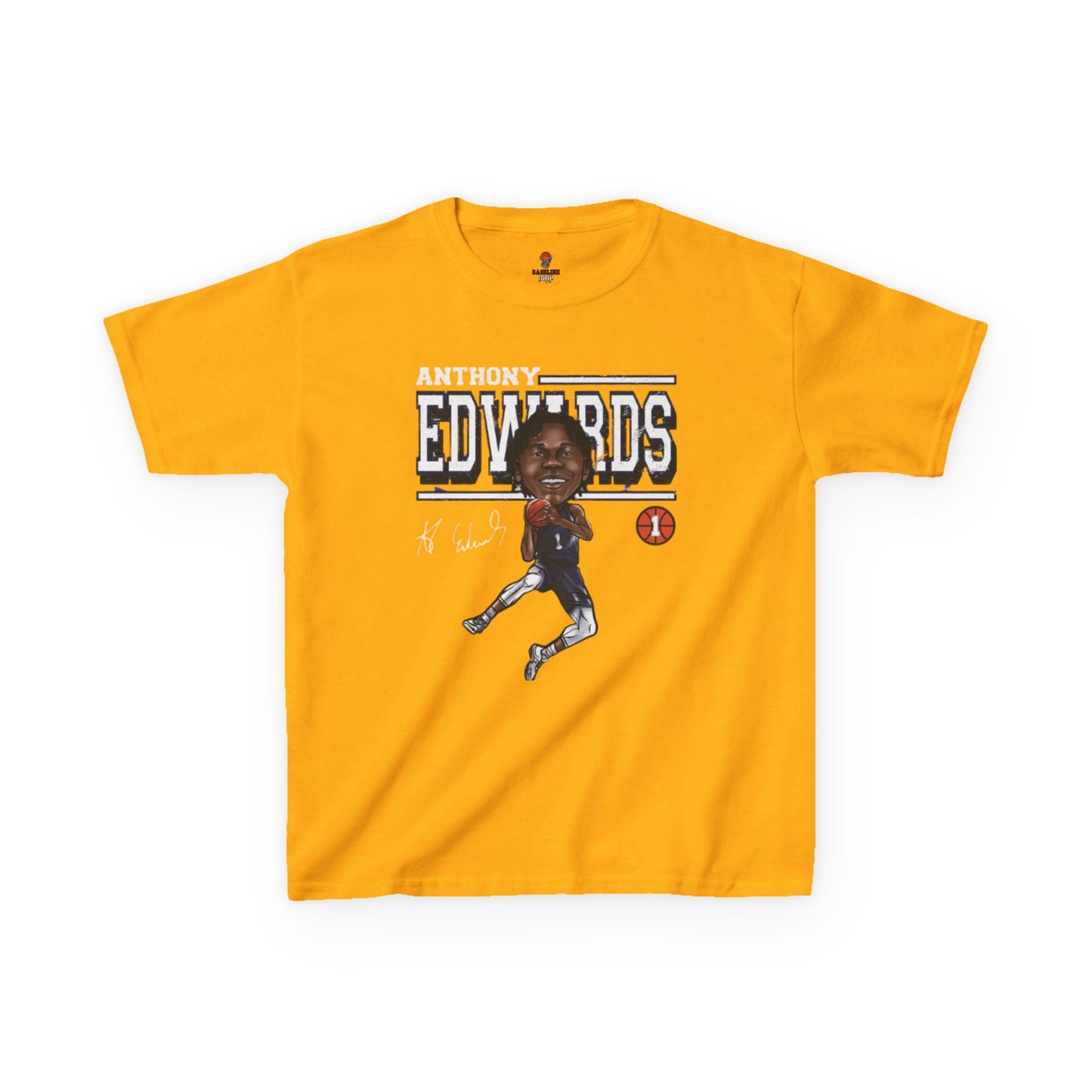 Kids Sporty Graphic Tee, Basketball Fan Shirt, Anthony Edwards Tee, Kids Casual Wear, Sports Gift, Youth T-Shirt