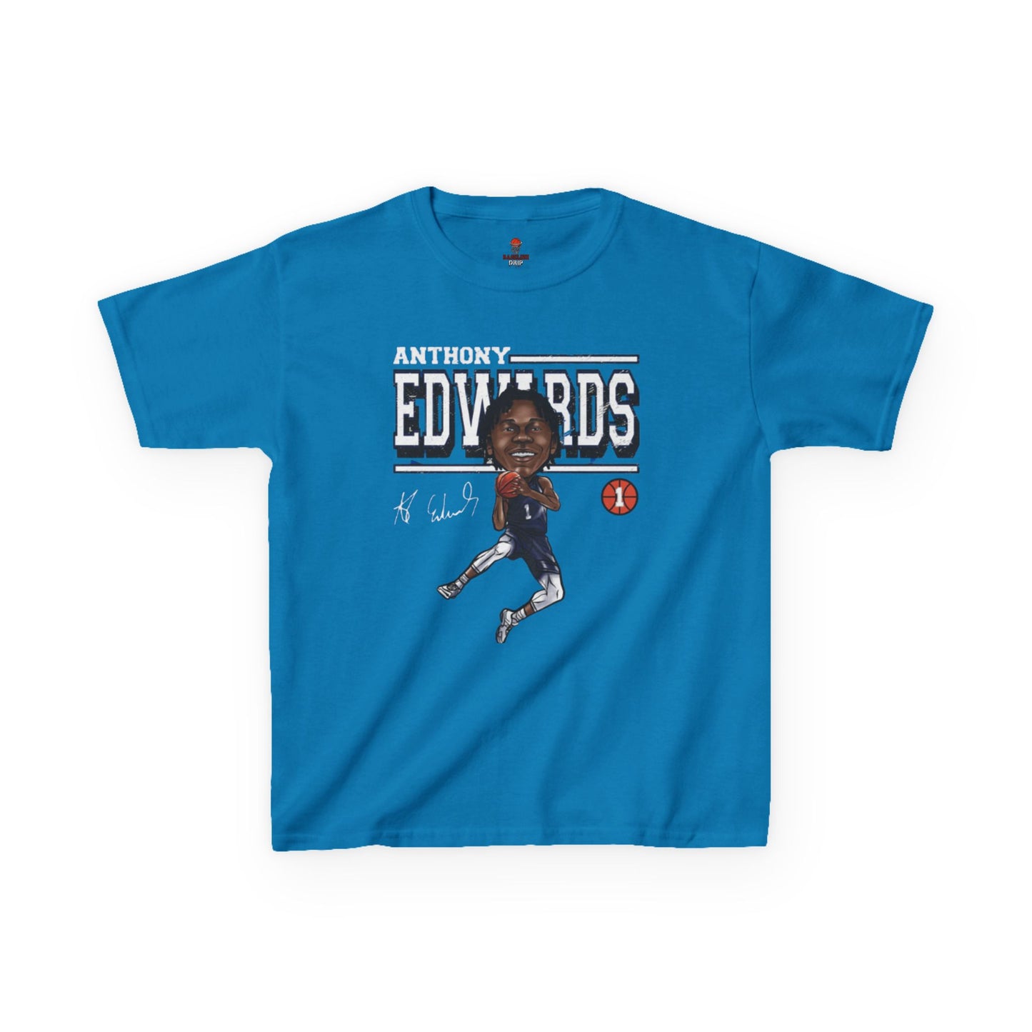 Kids Sporty Graphic Tee, Basketball Fan Shirt, Anthony Edwards Tee, Kids Casual Wear, Sports Gift, Youth T-Shirt