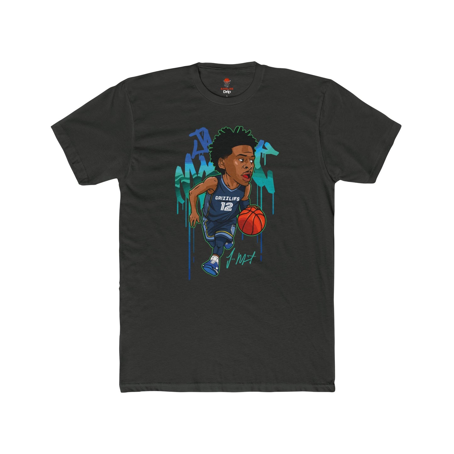 Adult Morant Unisex Cotton Crew Tee - Perfect for Basketball Fans