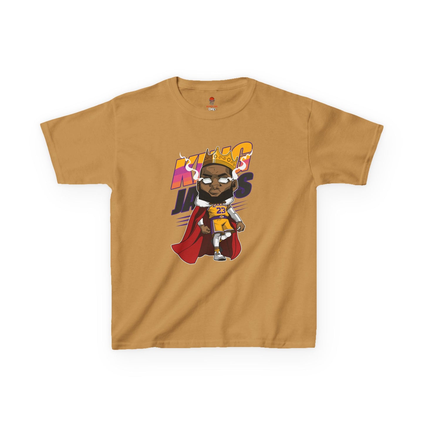 Kids King James Graphic Tee - Perfect Gift for Young Fans!