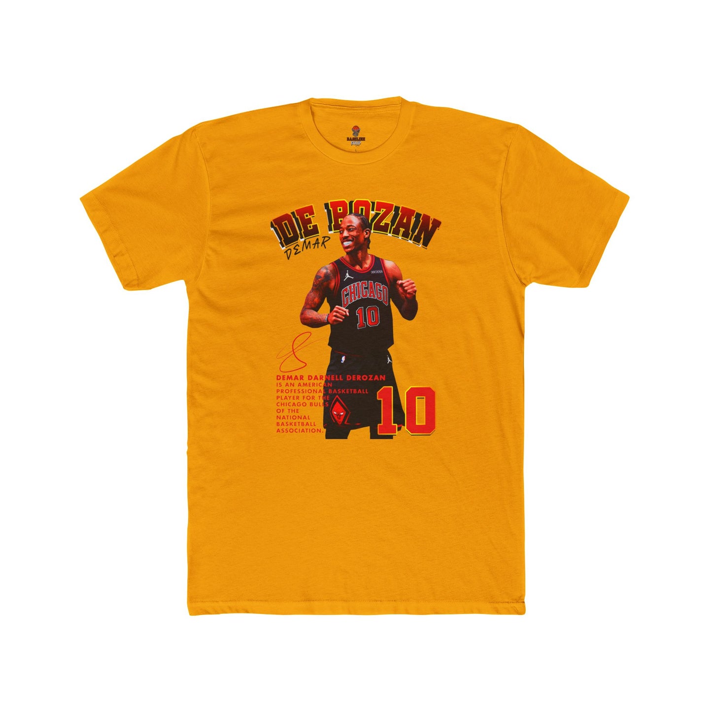 Adult Derozan Basketball Graphic Tee, Unisex Cotton Crew Shirt, Sports Fan Gift, Athletes Apparel, Retro Sportswear, Game Day Top