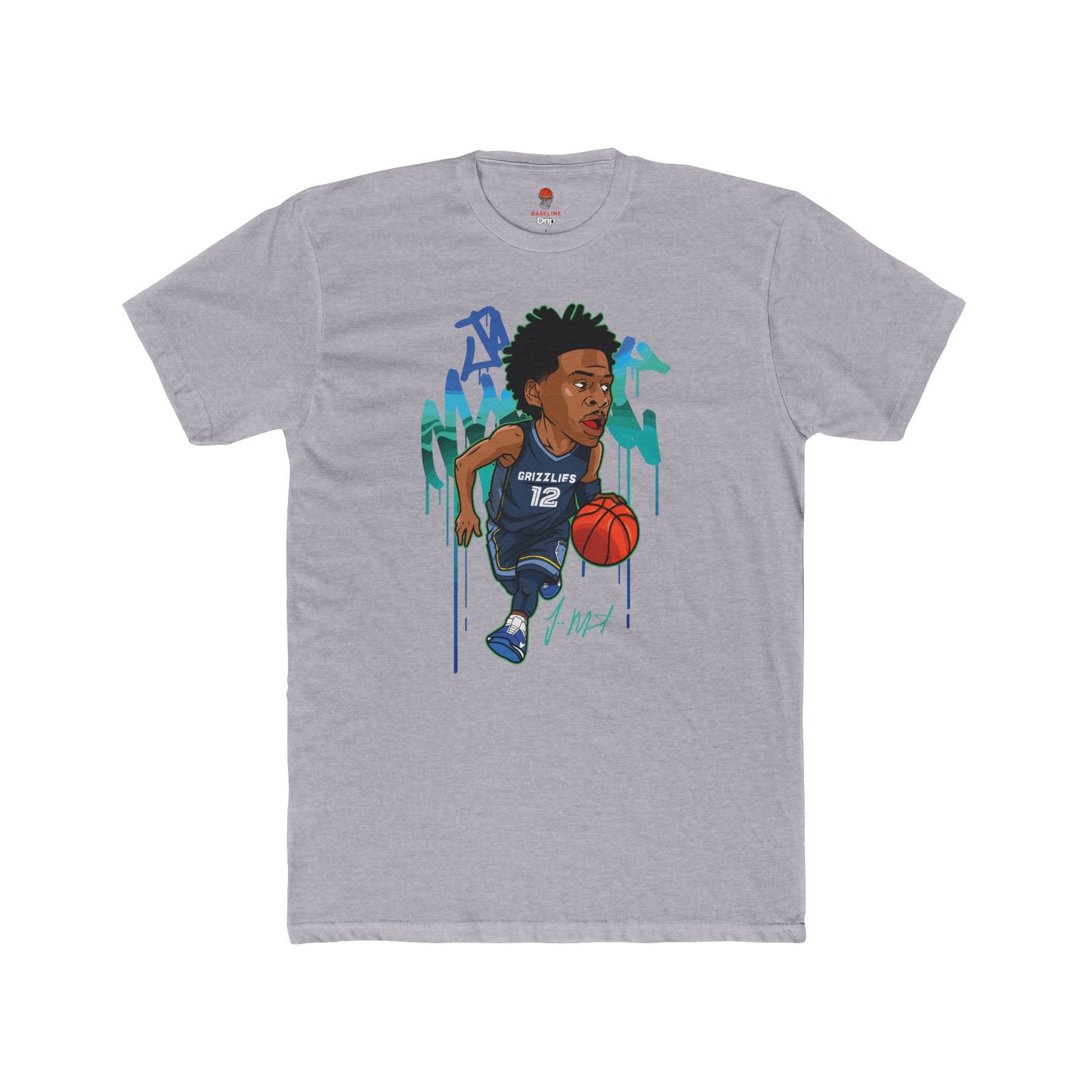Adult Morant Unisex Cotton Crew Tee - Perfect for Basketball Fans