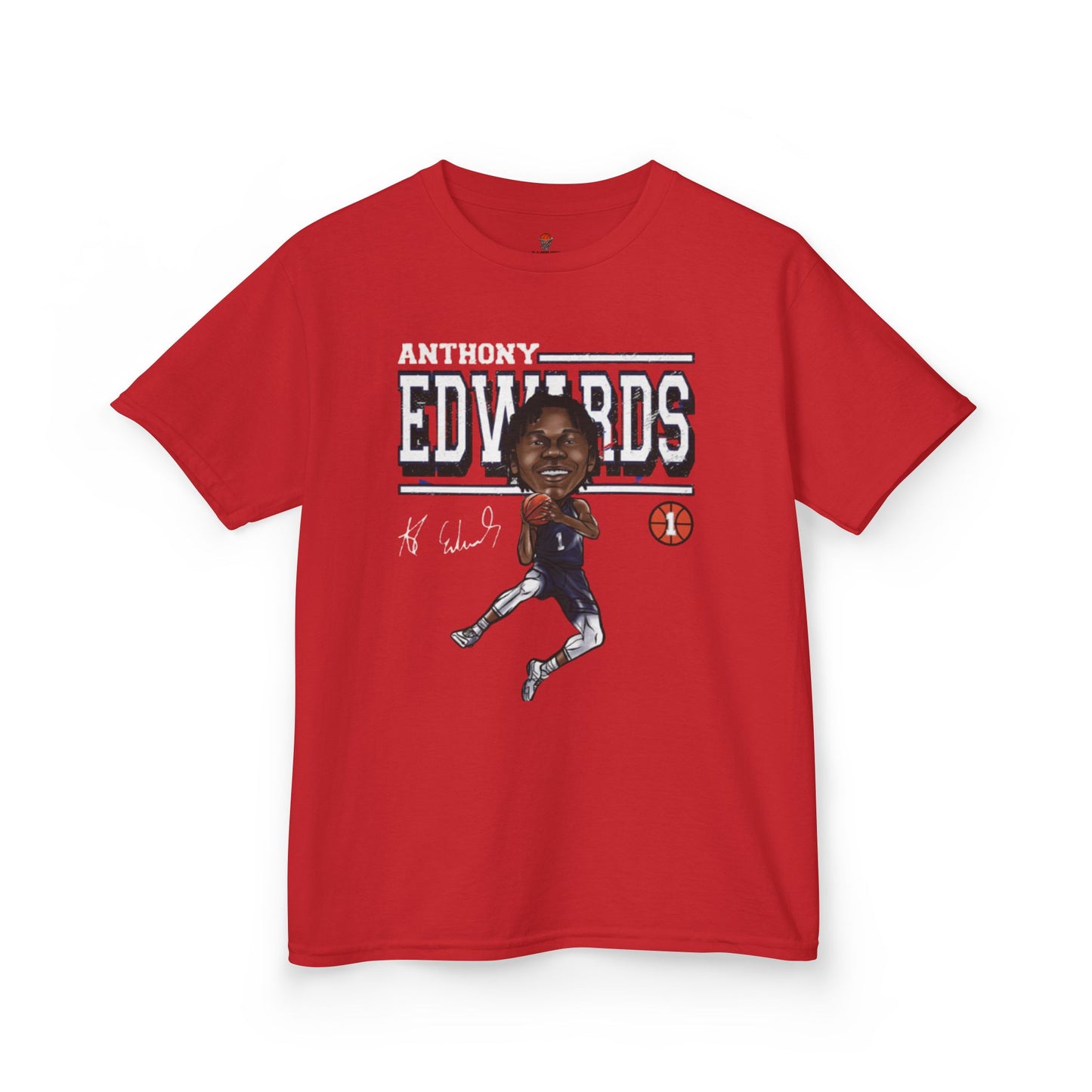 Kids Sporty Graphic Tee, Basketball Fan Shirt, Anthony Edwards Tee, Kids Casual Wear, Sports Gift, Youth T-Shirt