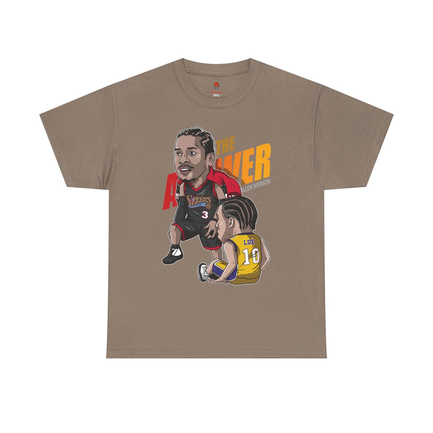 Adult The Answer Stepover Retro Unisex Heavy Cotton Tee - Basketball Inspired Apparel