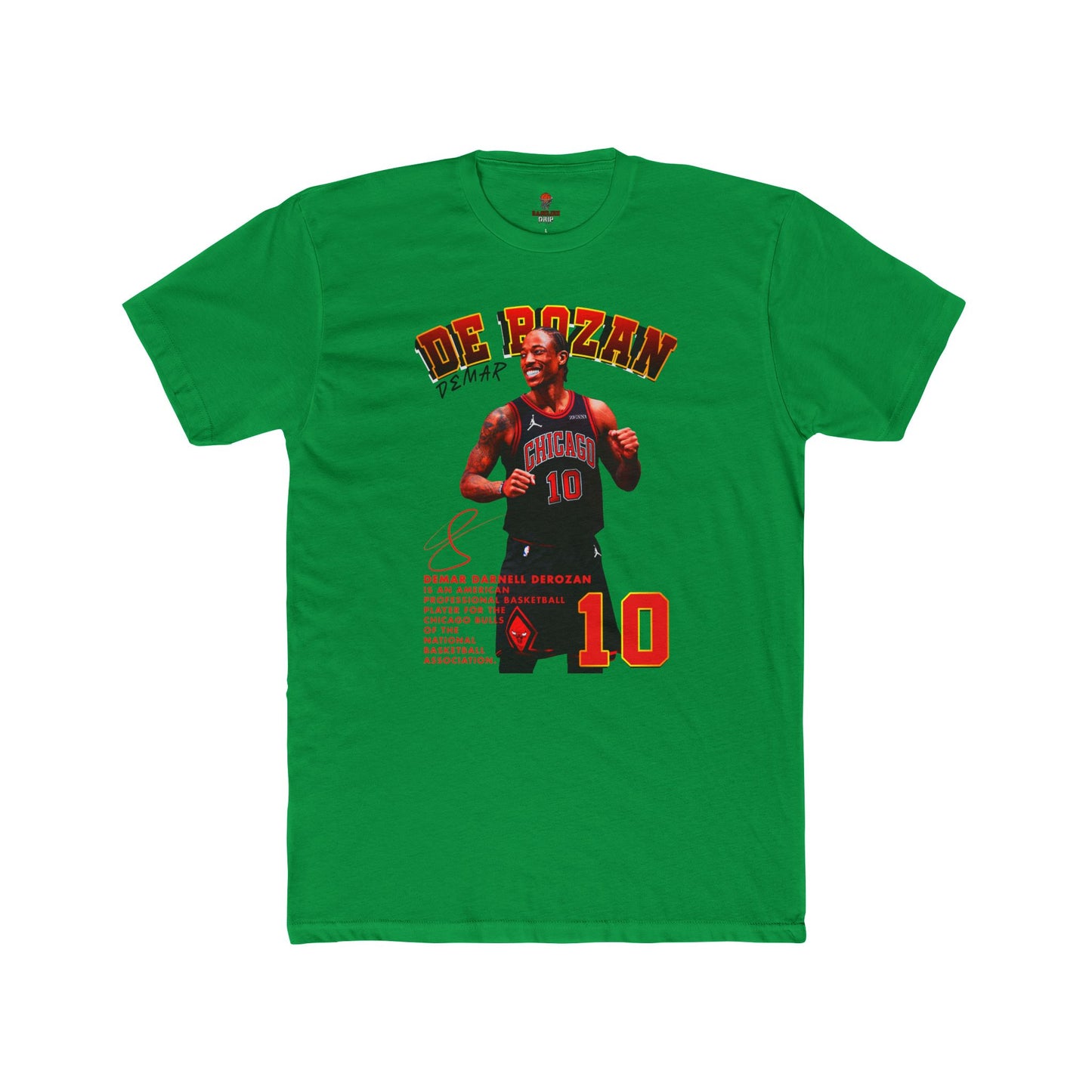 Adult Derozan Basketball Graphic Tee, Unisex Cotton Crew Shirt, Sports Fan Gift, Athletes Apparel, Retro Sportswear, Game Day Top