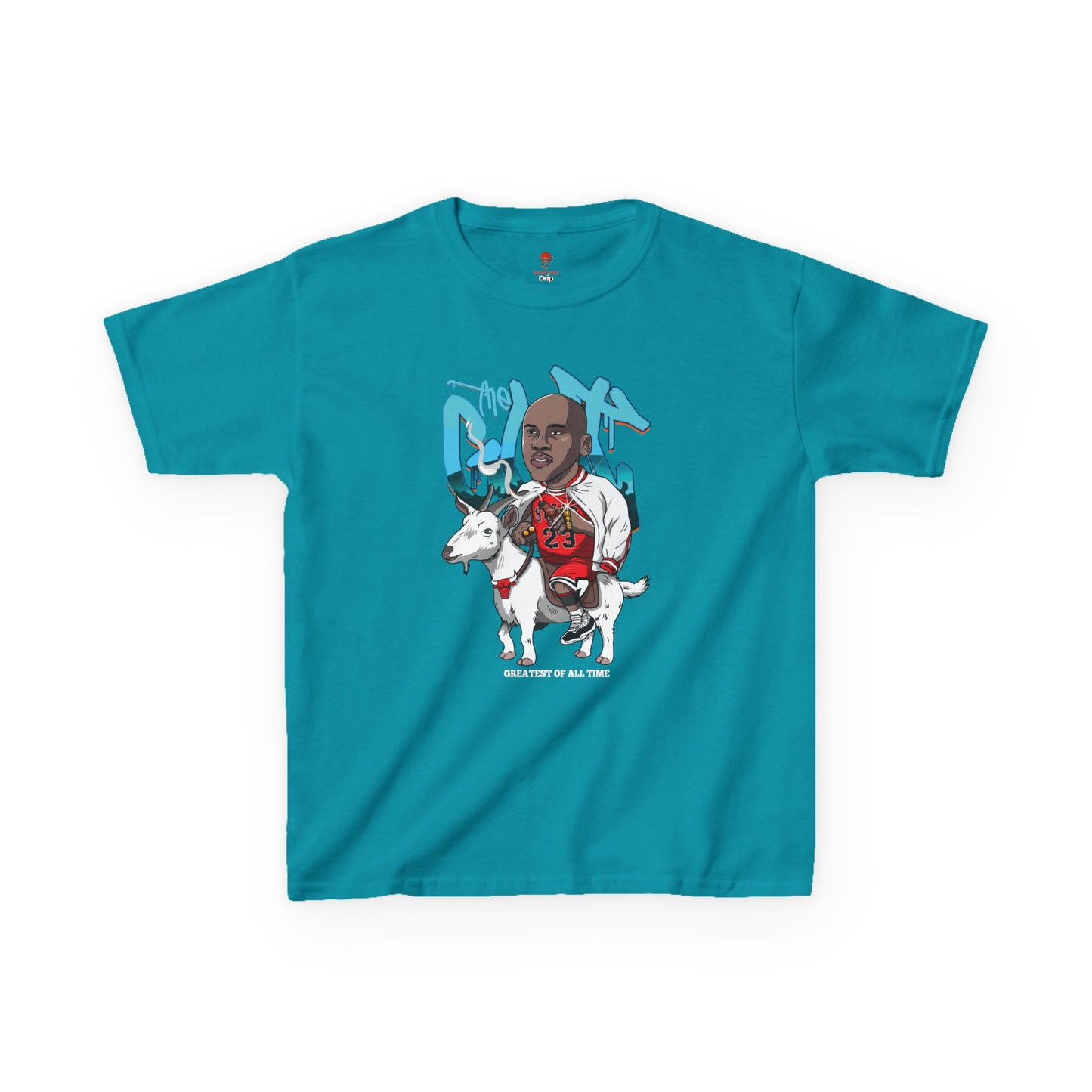 Kids MJ GOAT Basketball Fan Unisex Heavy Cotton Tee