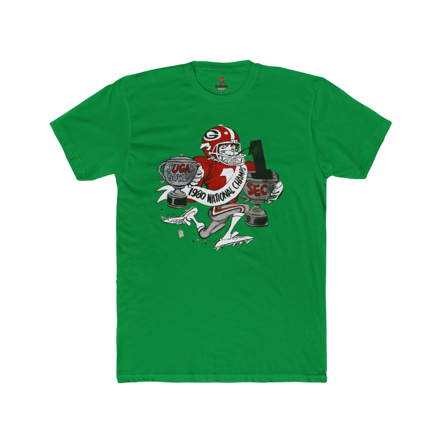 Adult GA Bulldog Champ Running Graphic Tee