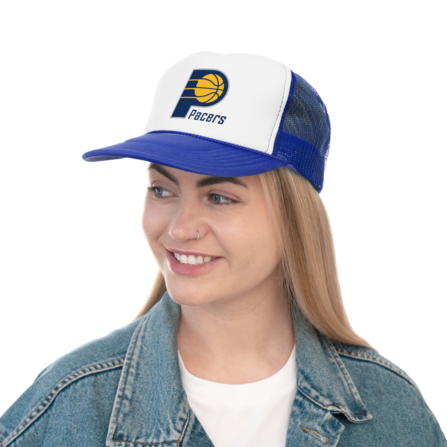 Indiana Pacers Trucker Cap for Basketball Fans, Casual Hat, Team Merchandise, Outdoor Gear, Gift for Him/Her