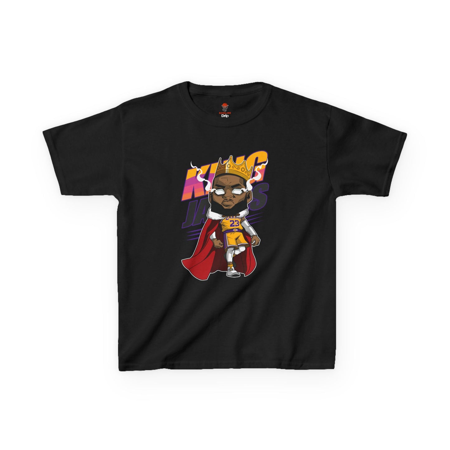 Kids King James Graphic Tee - Perfect Gift for Young Fans!
