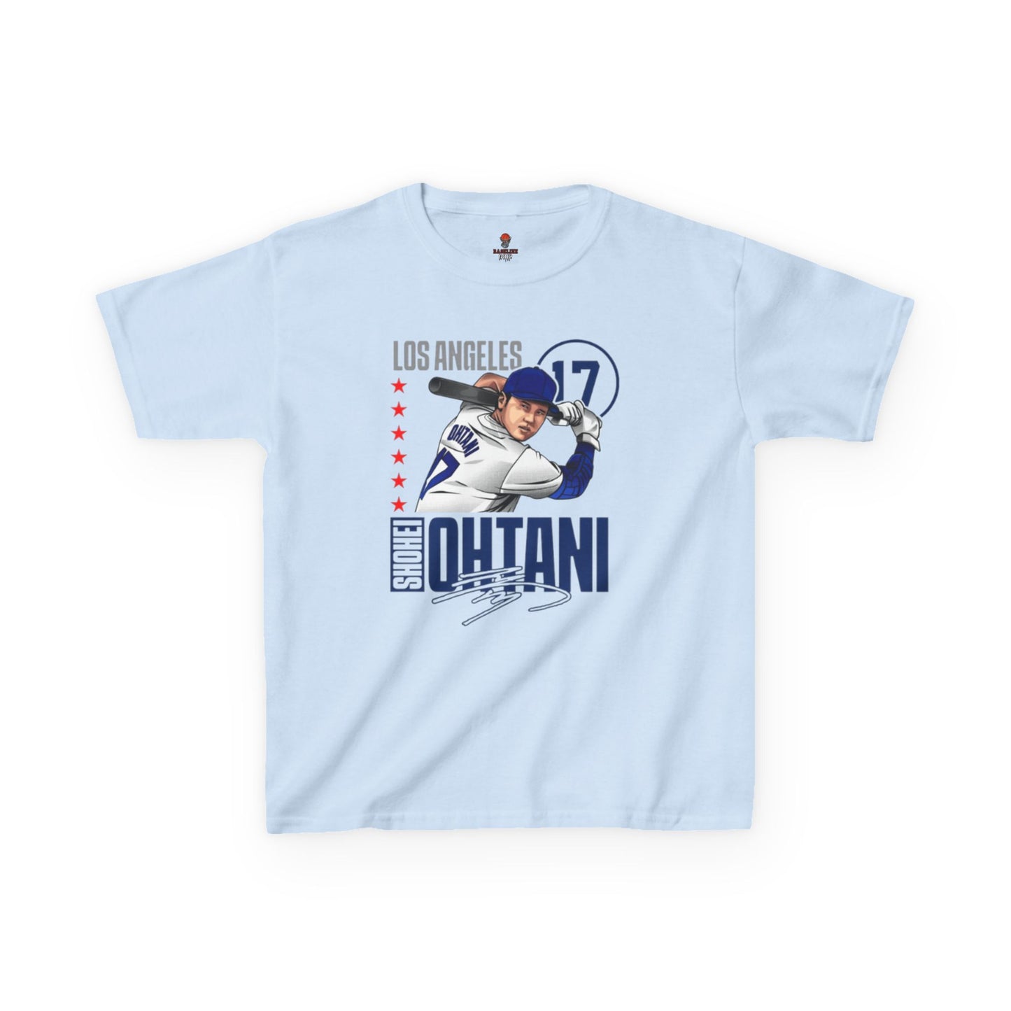 Kids Sports S. Ohtani Tee, Baseball Shirt, Kids Graphic Tee, Sports Fan Gift, Team Spirit Apparel, Sports Birthday Party
