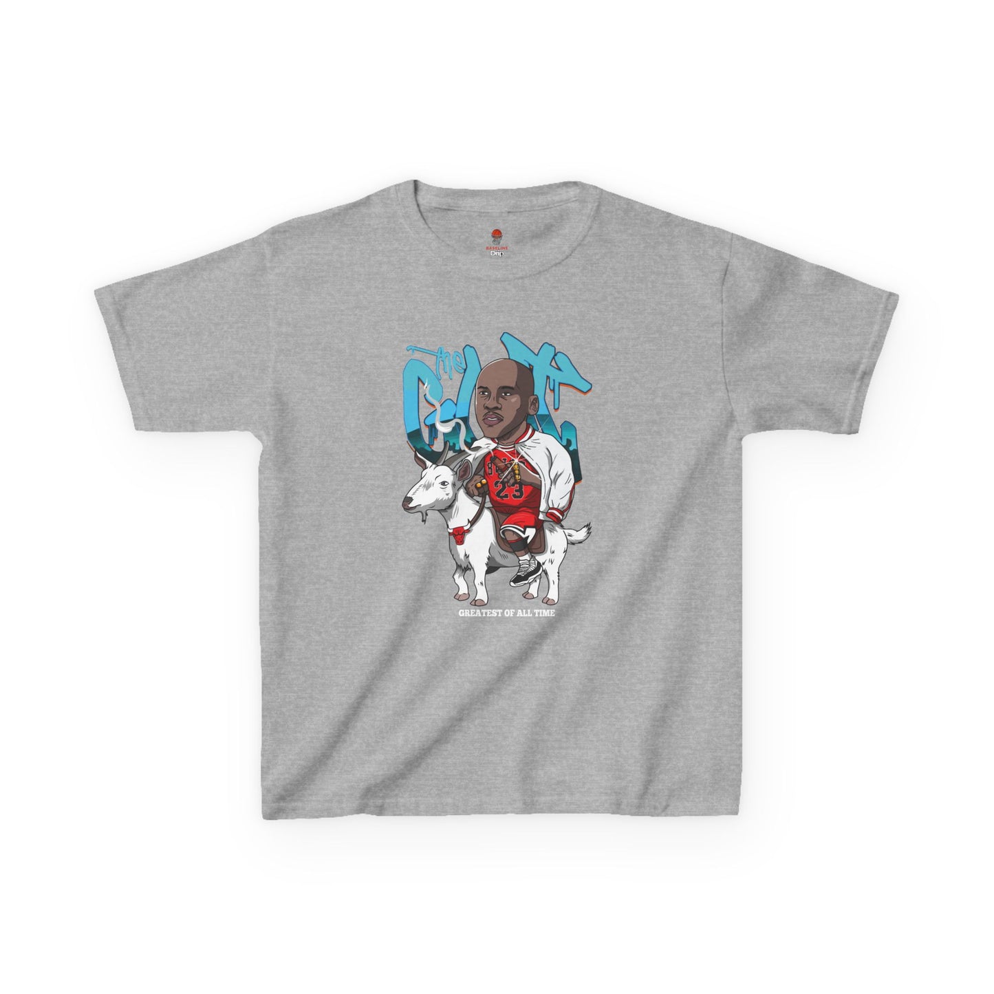 Kids MJ GOAT Basketball Fan Unisex Heavy Cotton Tee