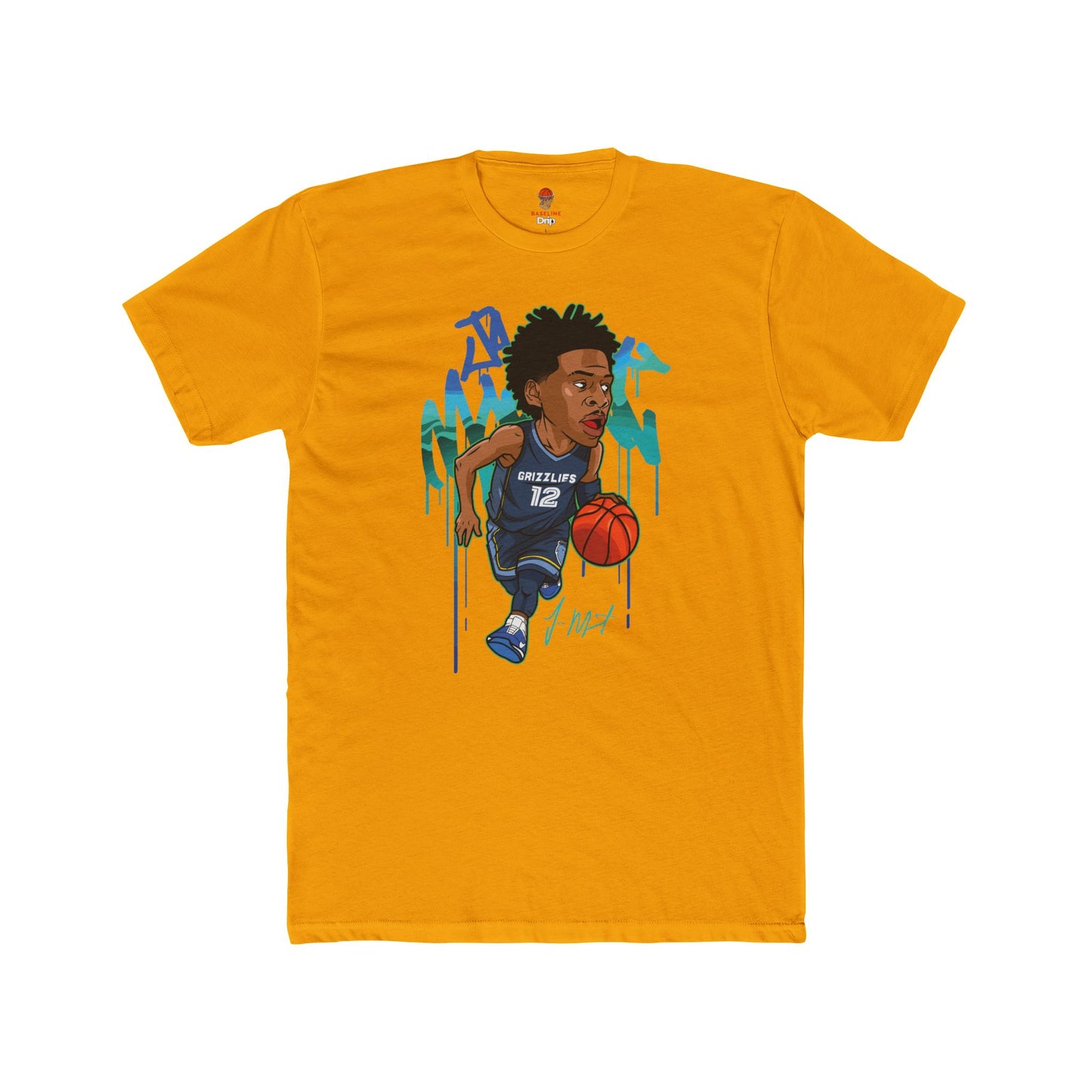 Adult Morant Unisex Cotton Crew Tee - Perfect for Basketball Fans