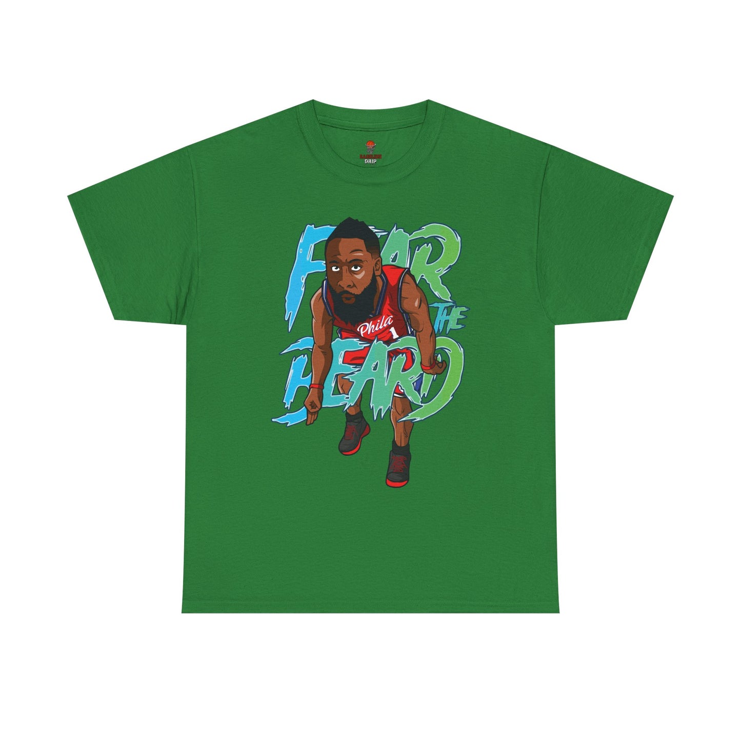 Adult Fear The Beard Harden Unisex Heavy Cotton Tee - Basketball Inspired Apparel
