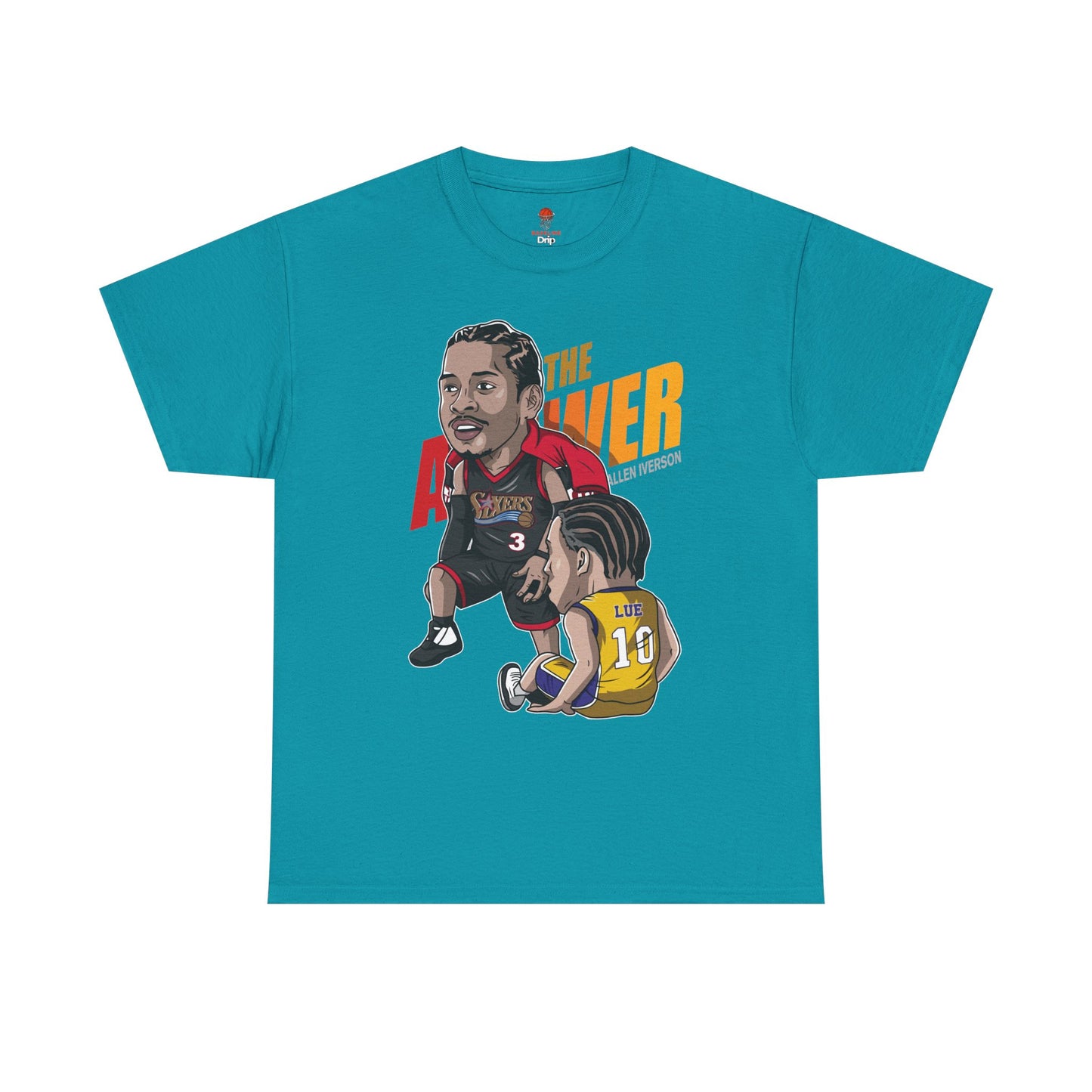 Adult The Answer Stepover Retro Unisex Heavy Cotton Tee - Basketball Inspired Apparel