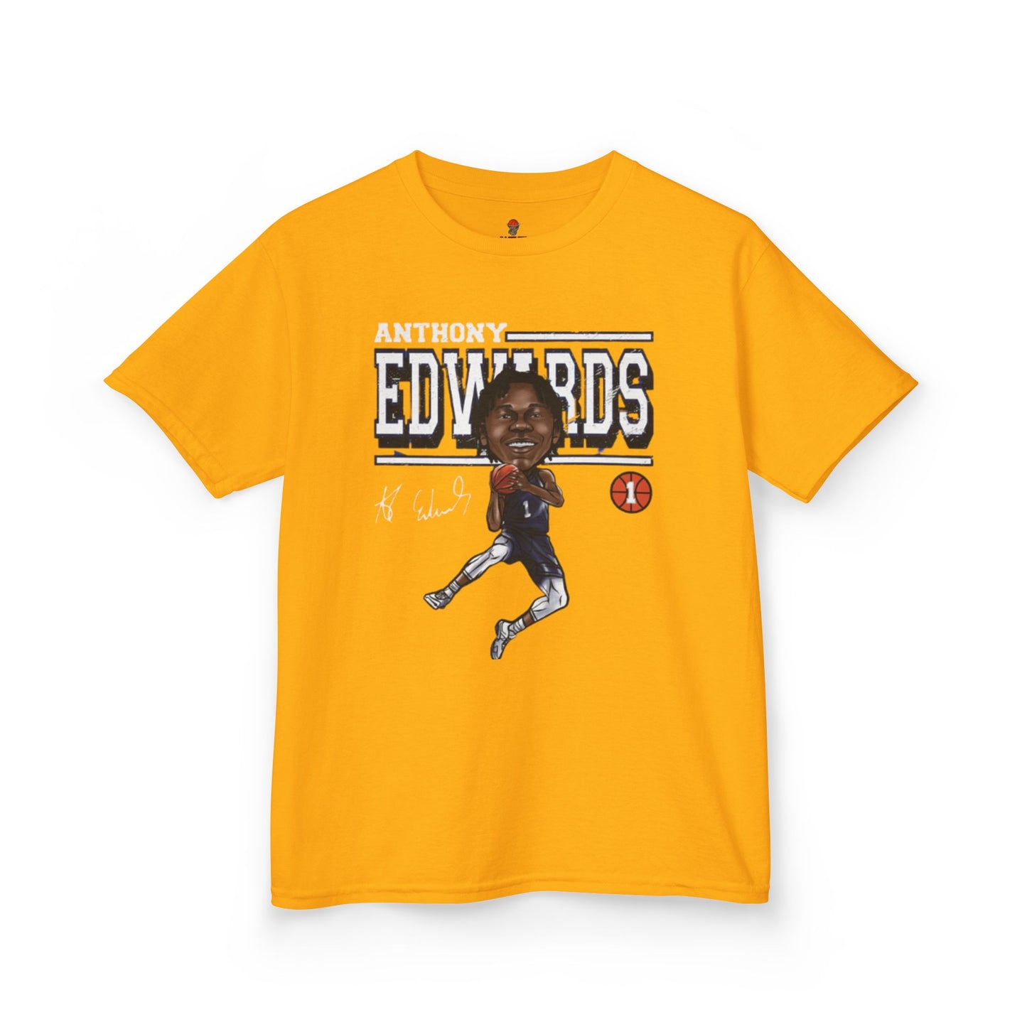 Kids Sporty Graphic Tee, Basketball Fan Shirt, Anthony Edwards Tee, Kids Casual Wear, Sports Gift, Youth T-Shirt