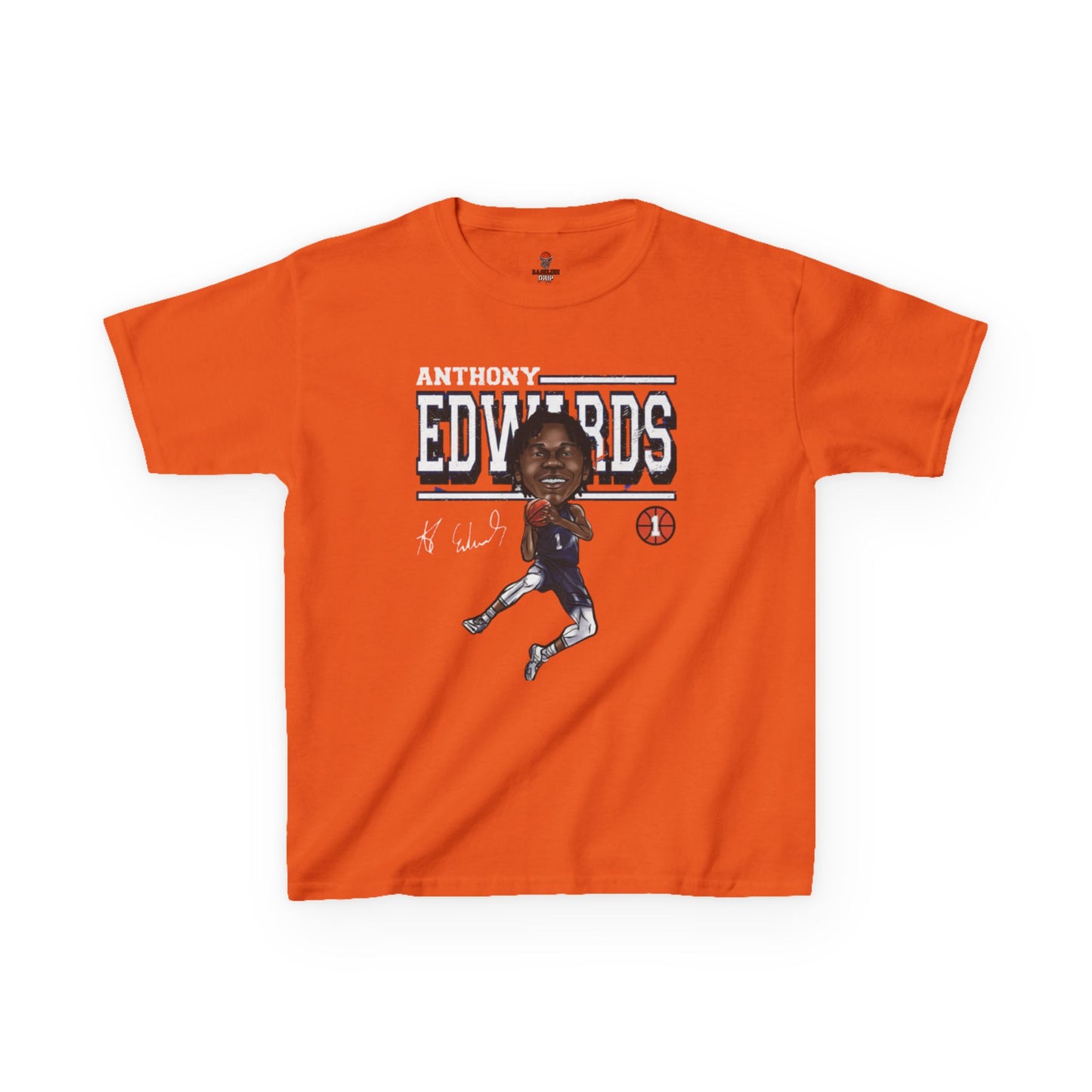 Kids Sporty Graphic Tee, Basketball Fan Shirt, Anthony Edwards Tee, Kids Casual Wear, Sports Gift, Youth T-Shirt