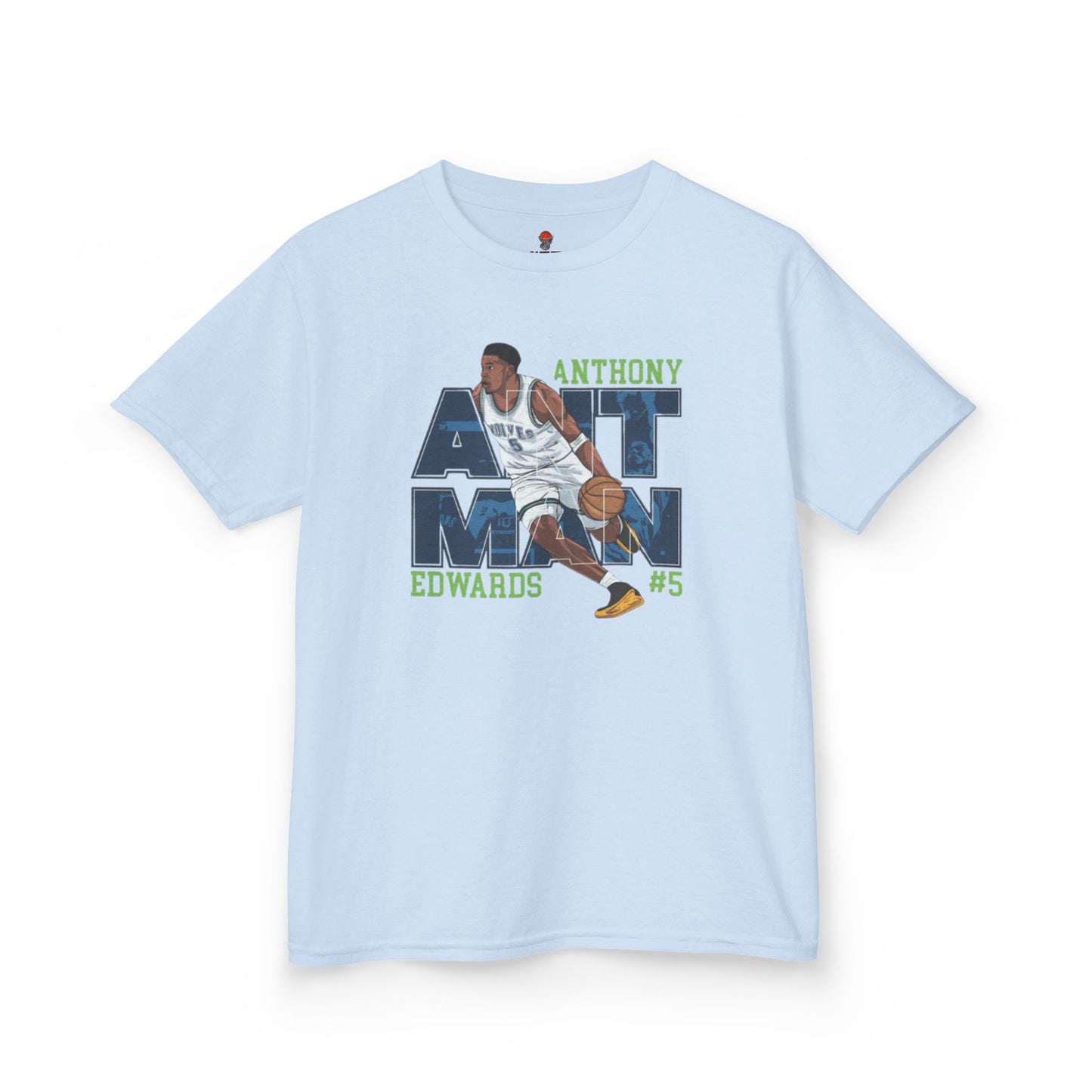 Kids Basketball Fan Tee, Kids Sport Shirt, Anthony Edwards #5 Jersey, Basketball Clothing, Personalized Kids Apparel