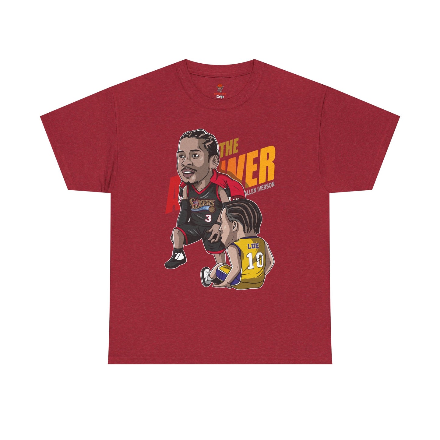 Adult The Answer Stepover Retro Unisex Heavy Cotton Tee - Basketball Inspired Apparel