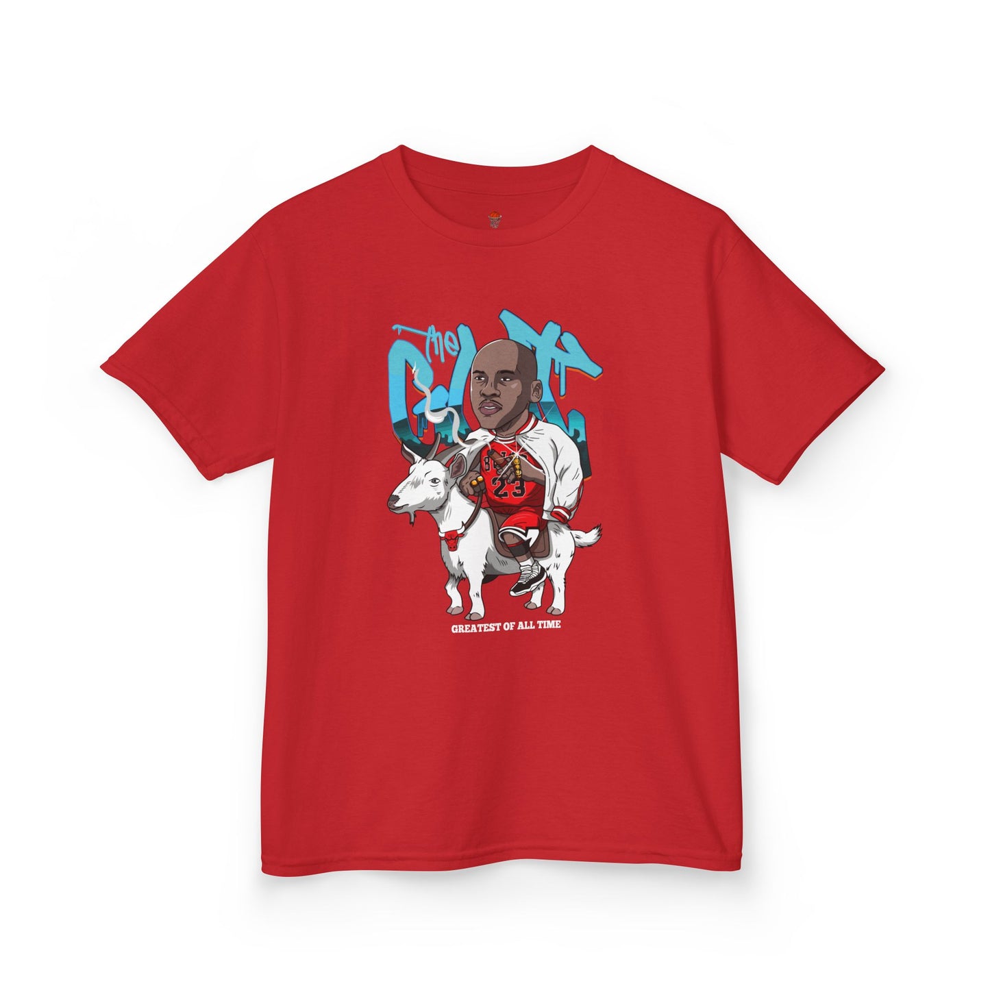 Kids MJ GOAT Basketball Fan Unisex Heavy Cotton Tee