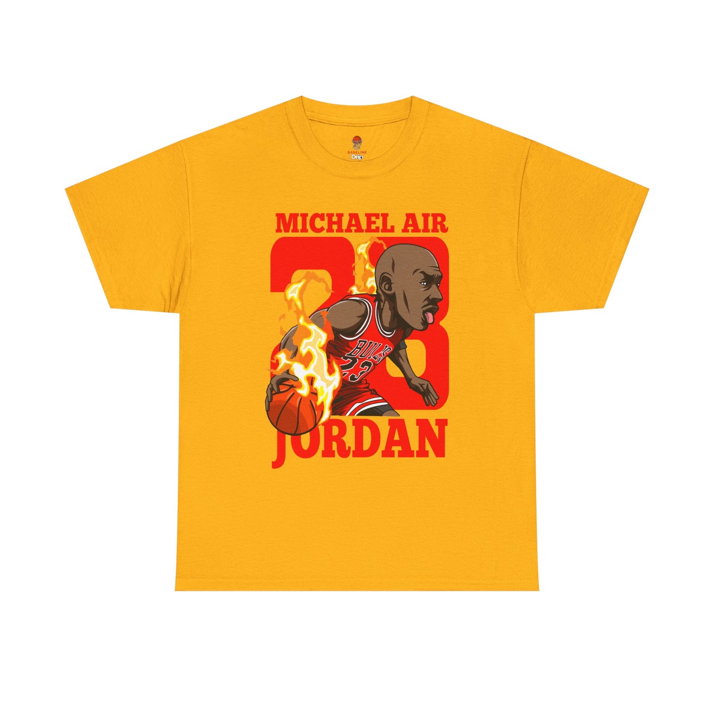 Adult Michael Jordan Retro Unisex Heavy Cotton Tee - Basketball Inspired Apparel