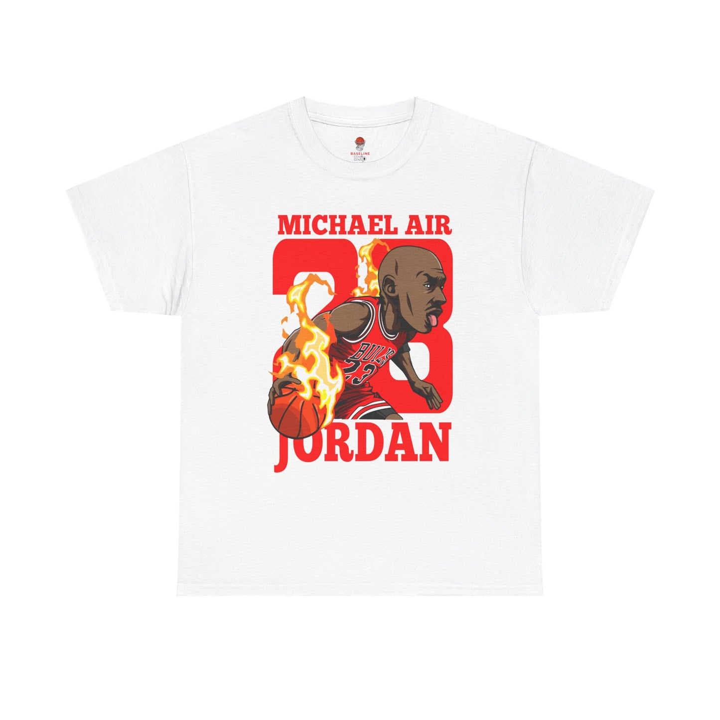 Adult Michael Jordan Retro Unisex Heavy Cotton Tee - Basketball Inspired Apparel