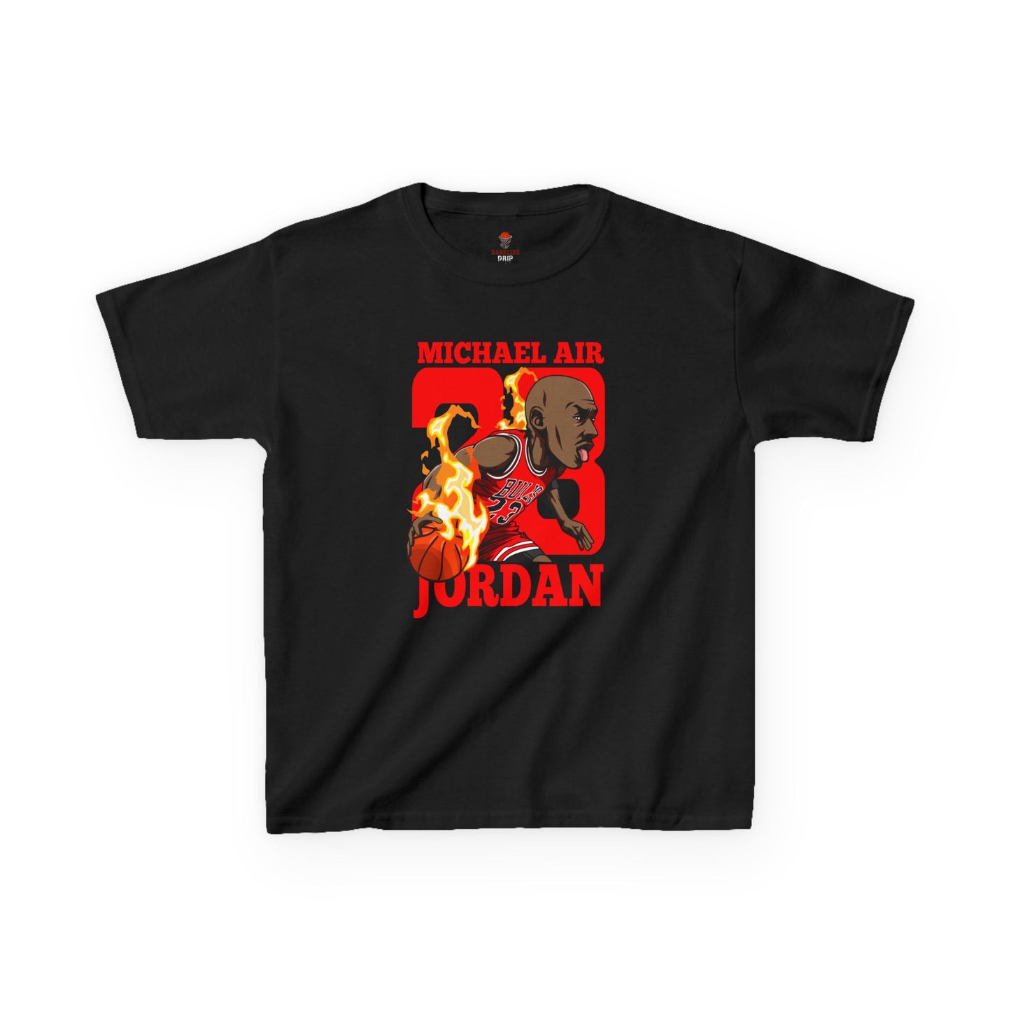 Kids Michael Jordan Retro Unisex Heavy Cotton Tee - Basketball Inspired Apparel